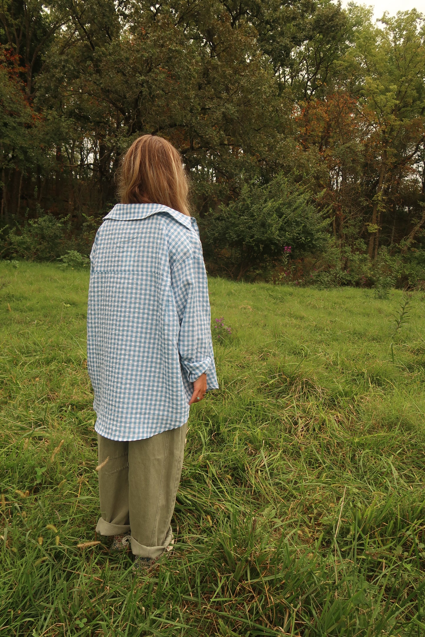 Riverstone Gingham Flannel