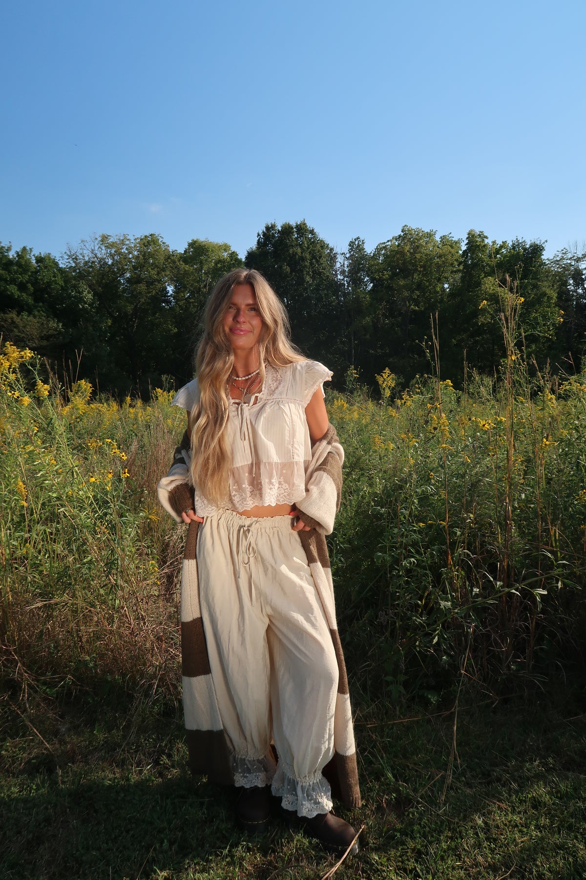 Wild Clover Stripe Cardi