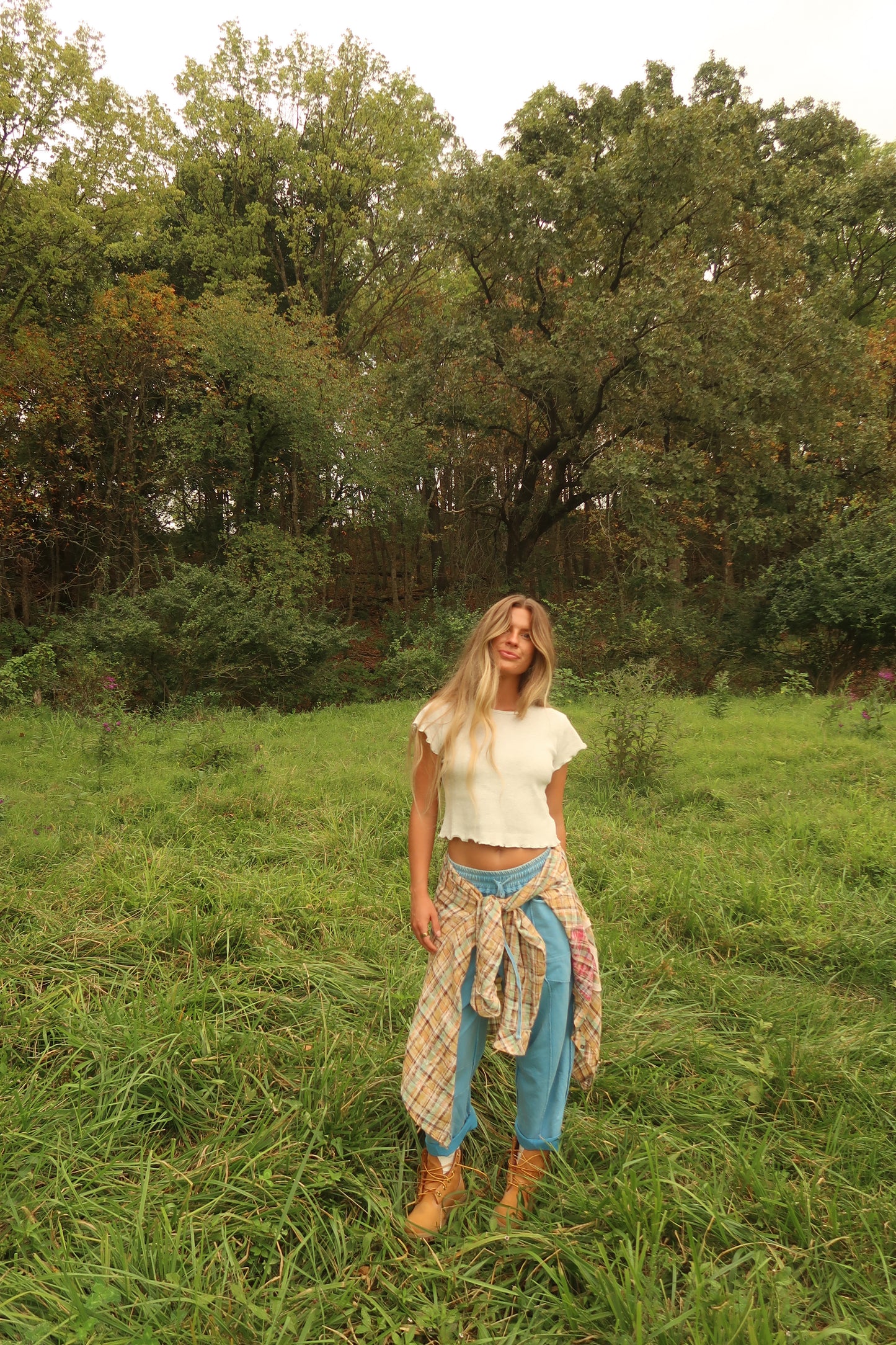 Stone Everyday Crop Tee