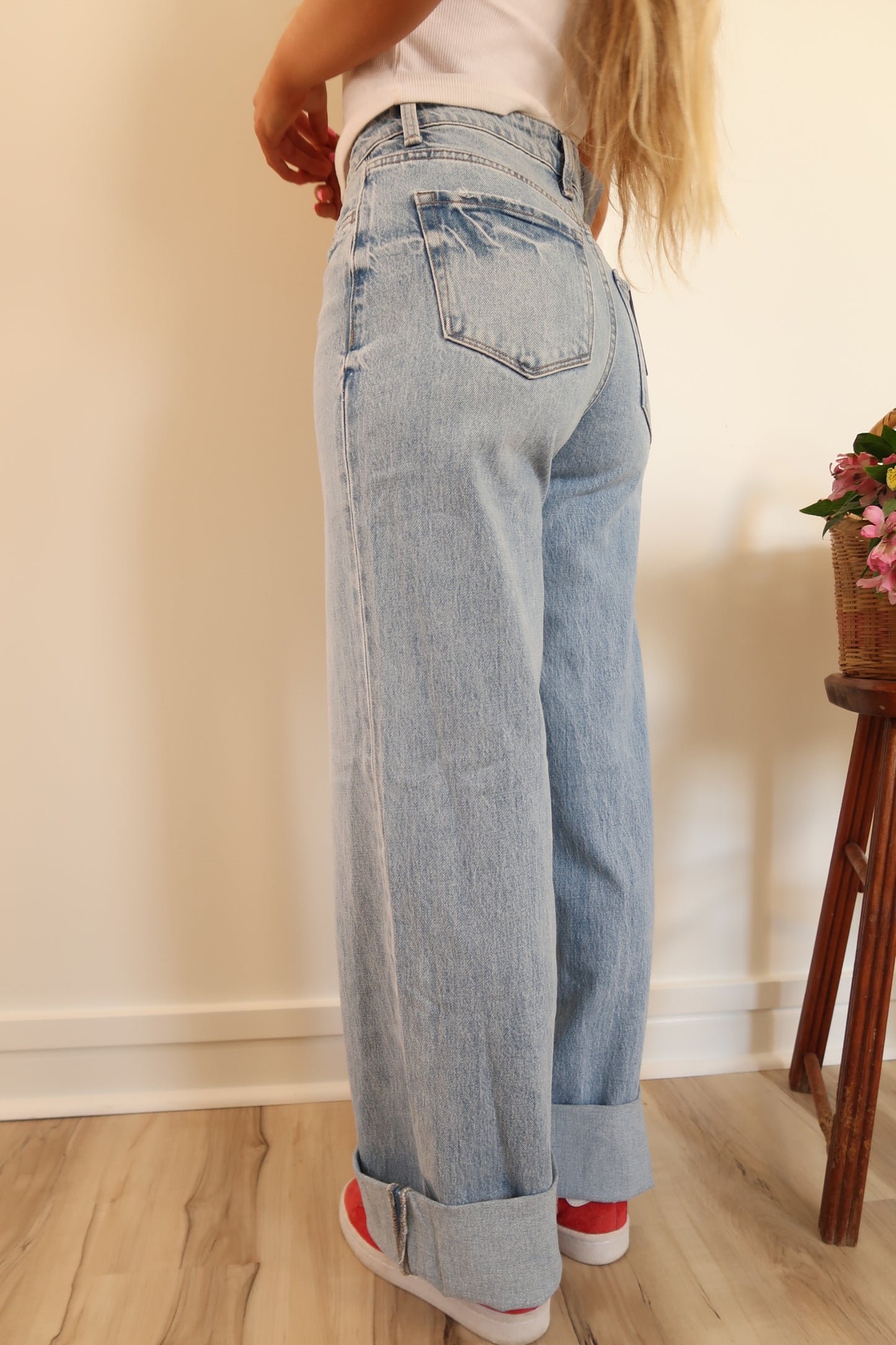 xoxo straight leg denim