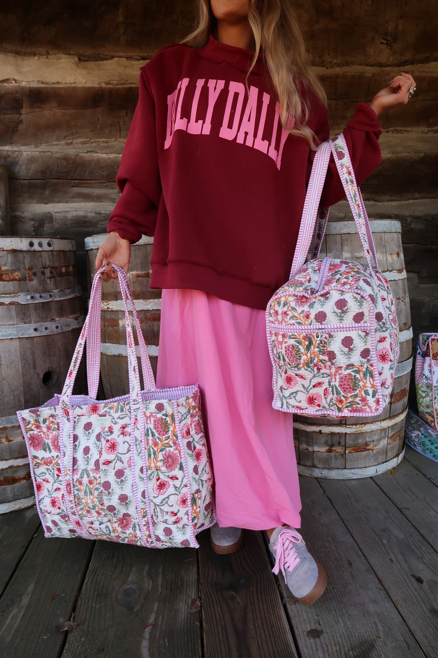 Cora Quilted XL Duffle Bag