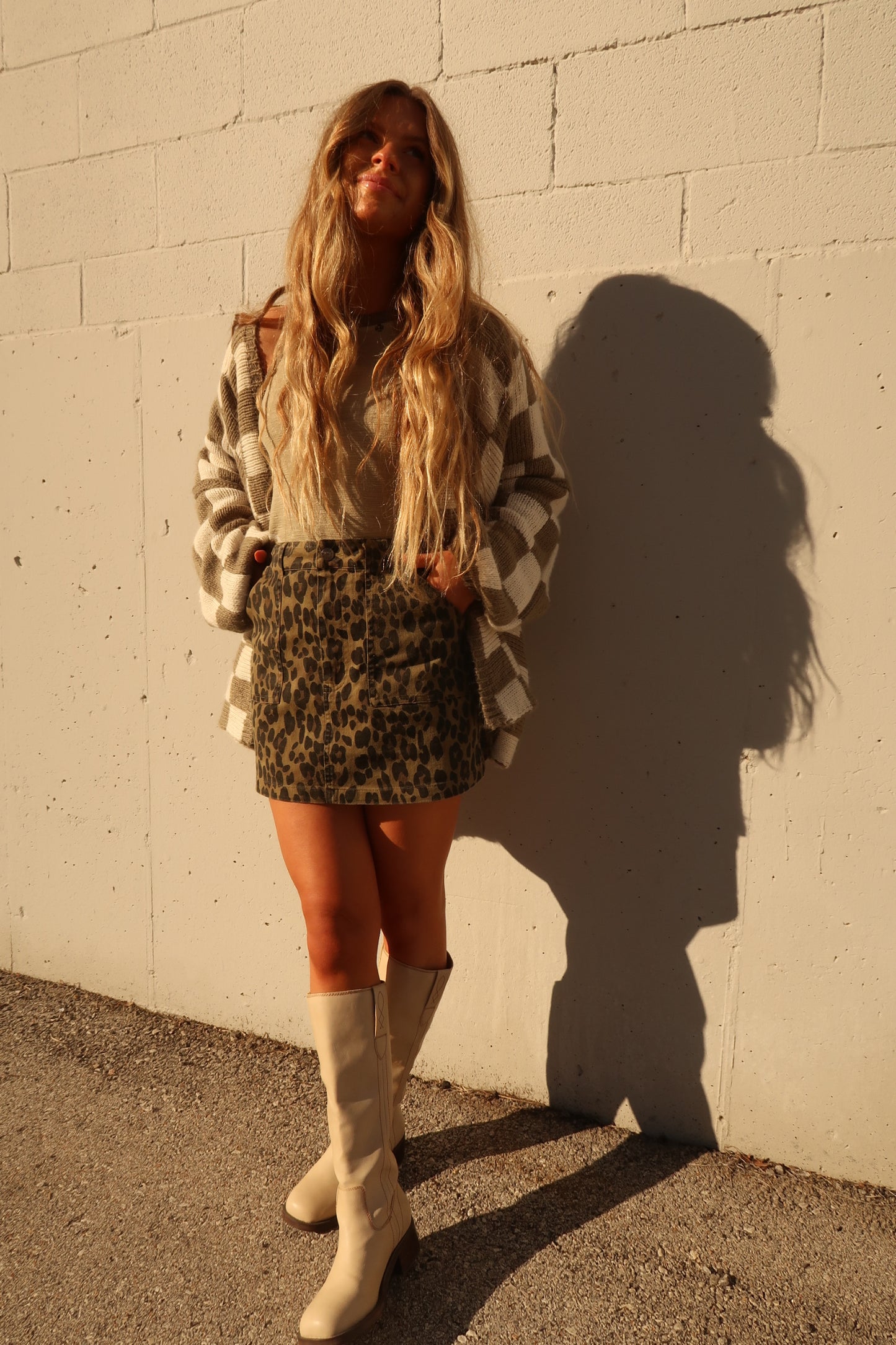 Feel Good Leopard Skirt