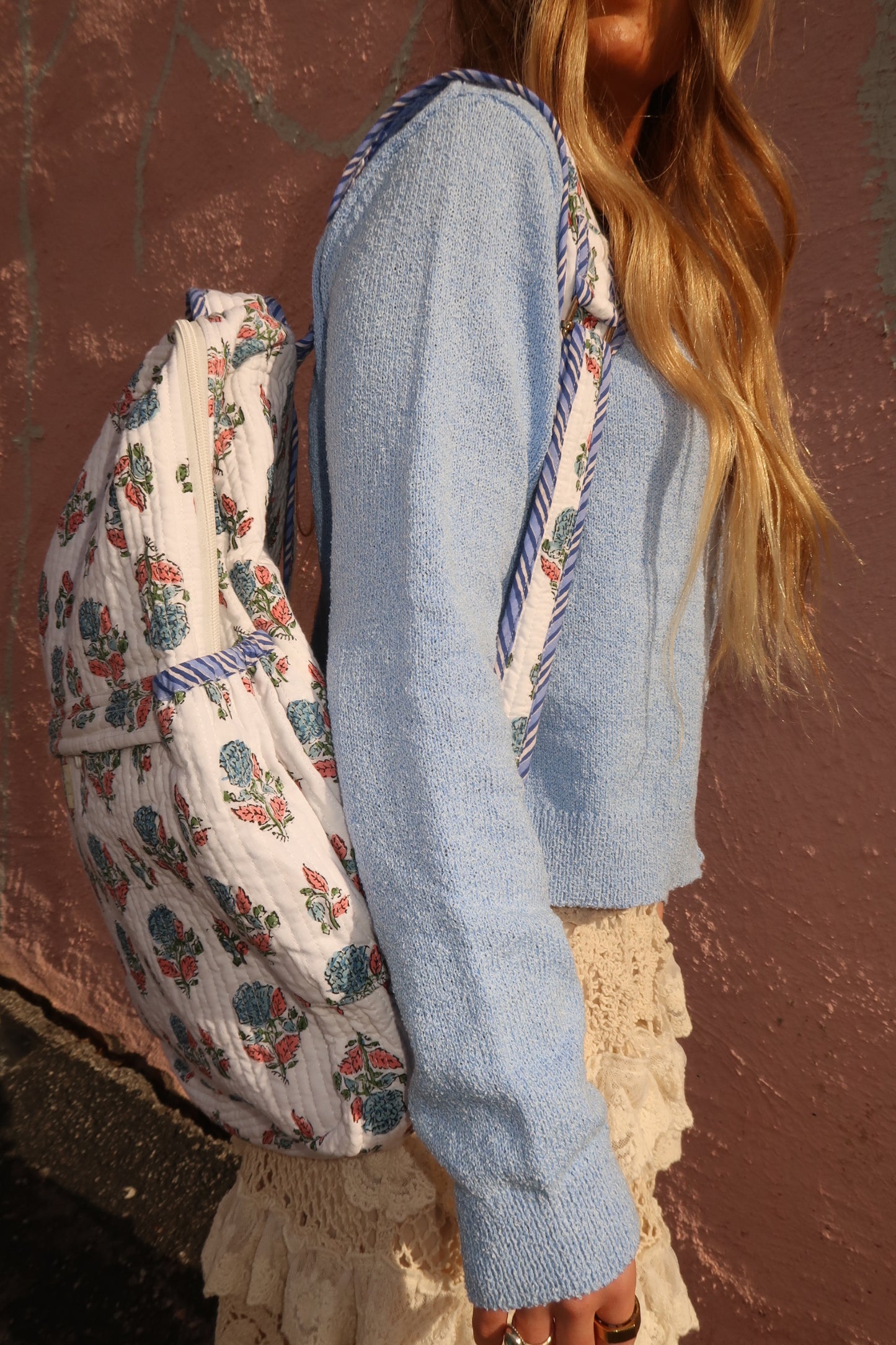 Greta Quilted Backpack