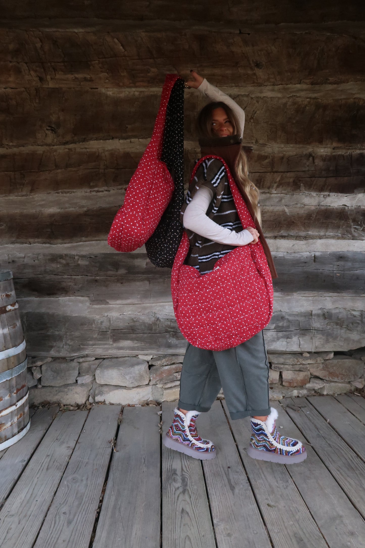 Ruby Quilted Sling Bag