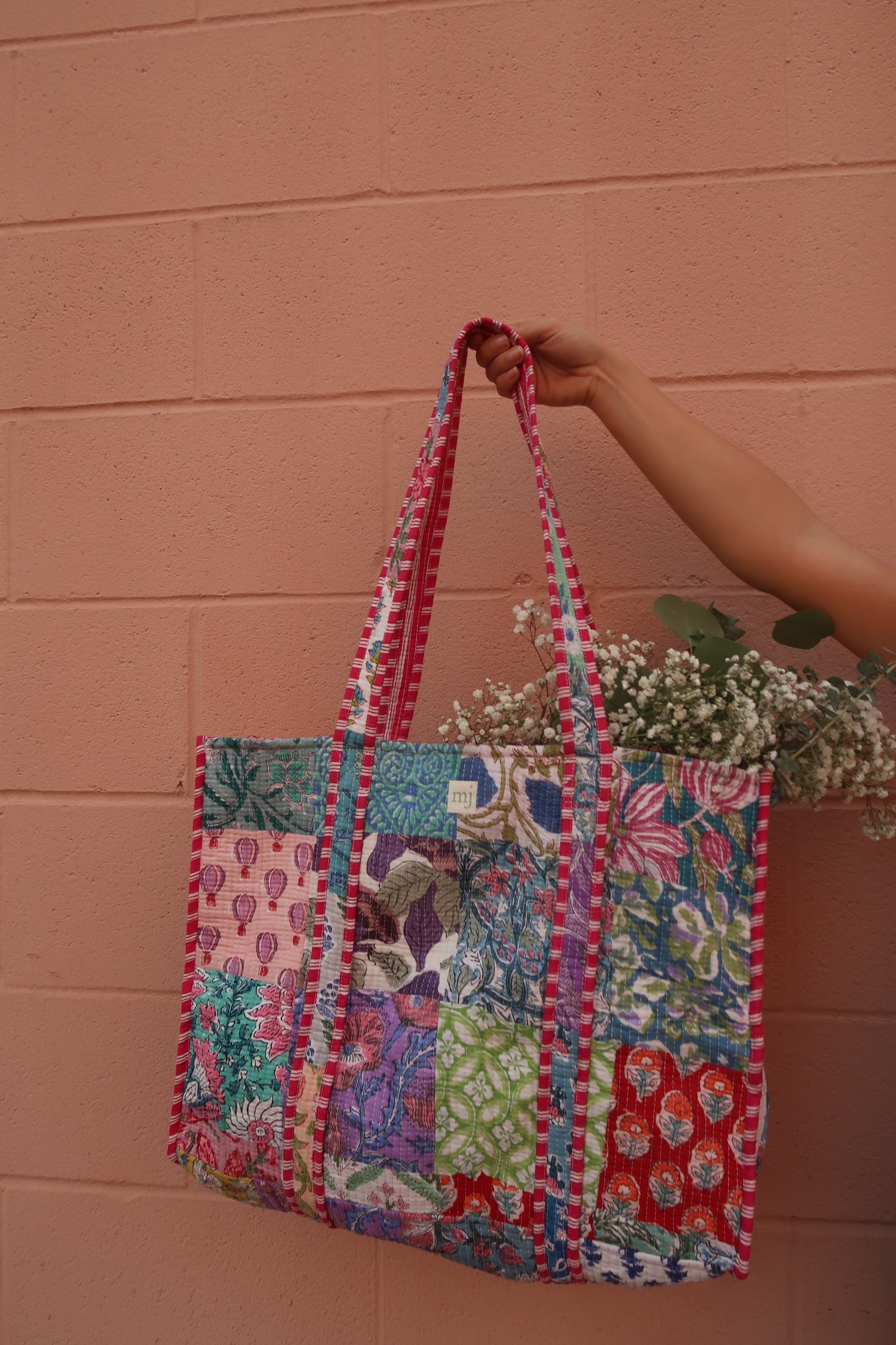 Sally Quilted Tote Bag