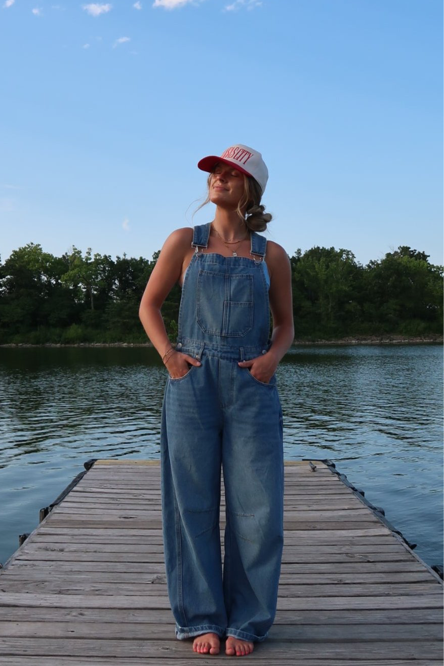 Benny Barrel Leg Overalls