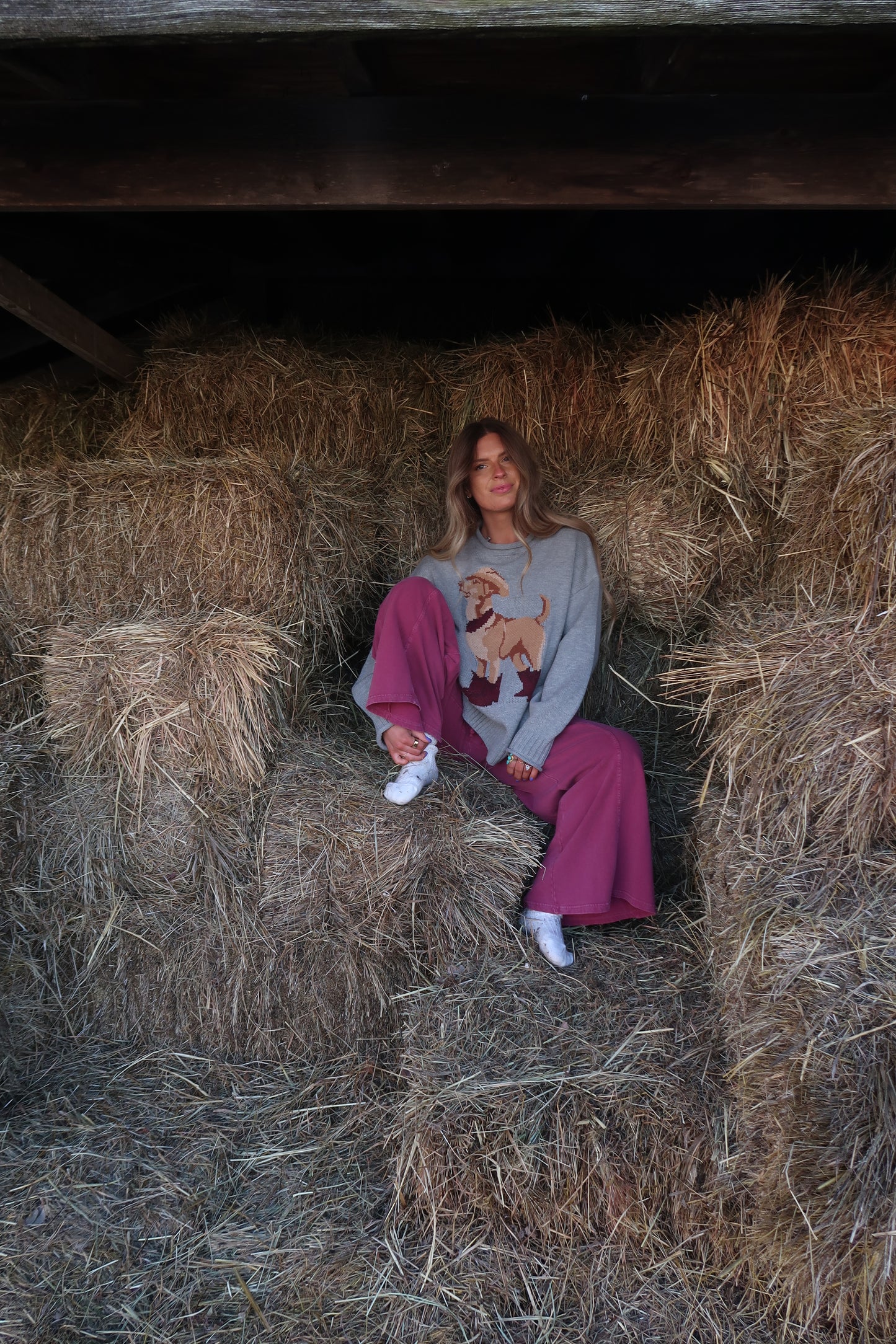 Cowboy Biscuit Grey Sweater