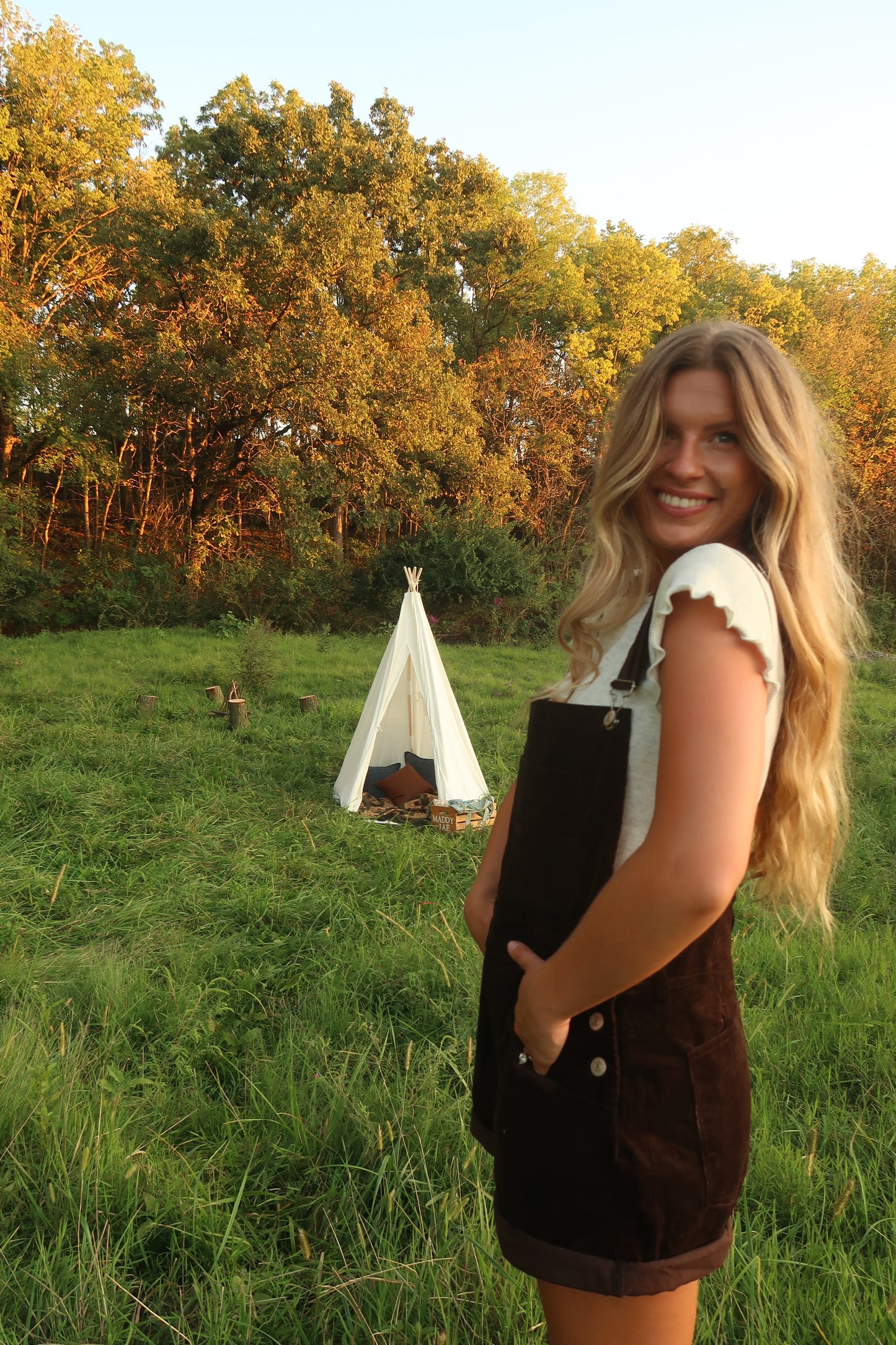 Espresso Corduroy Shortalls