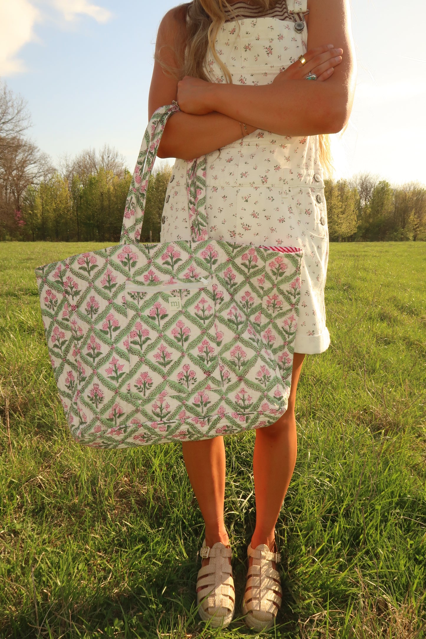 Candy Quilted Tote Bag