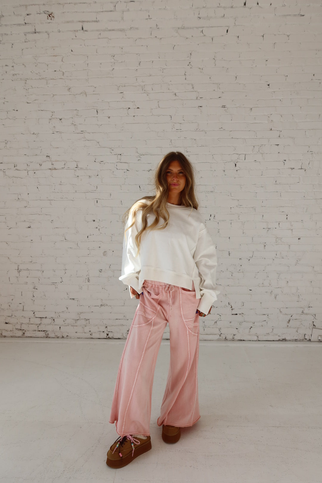 Blushing Wide Leg Pant