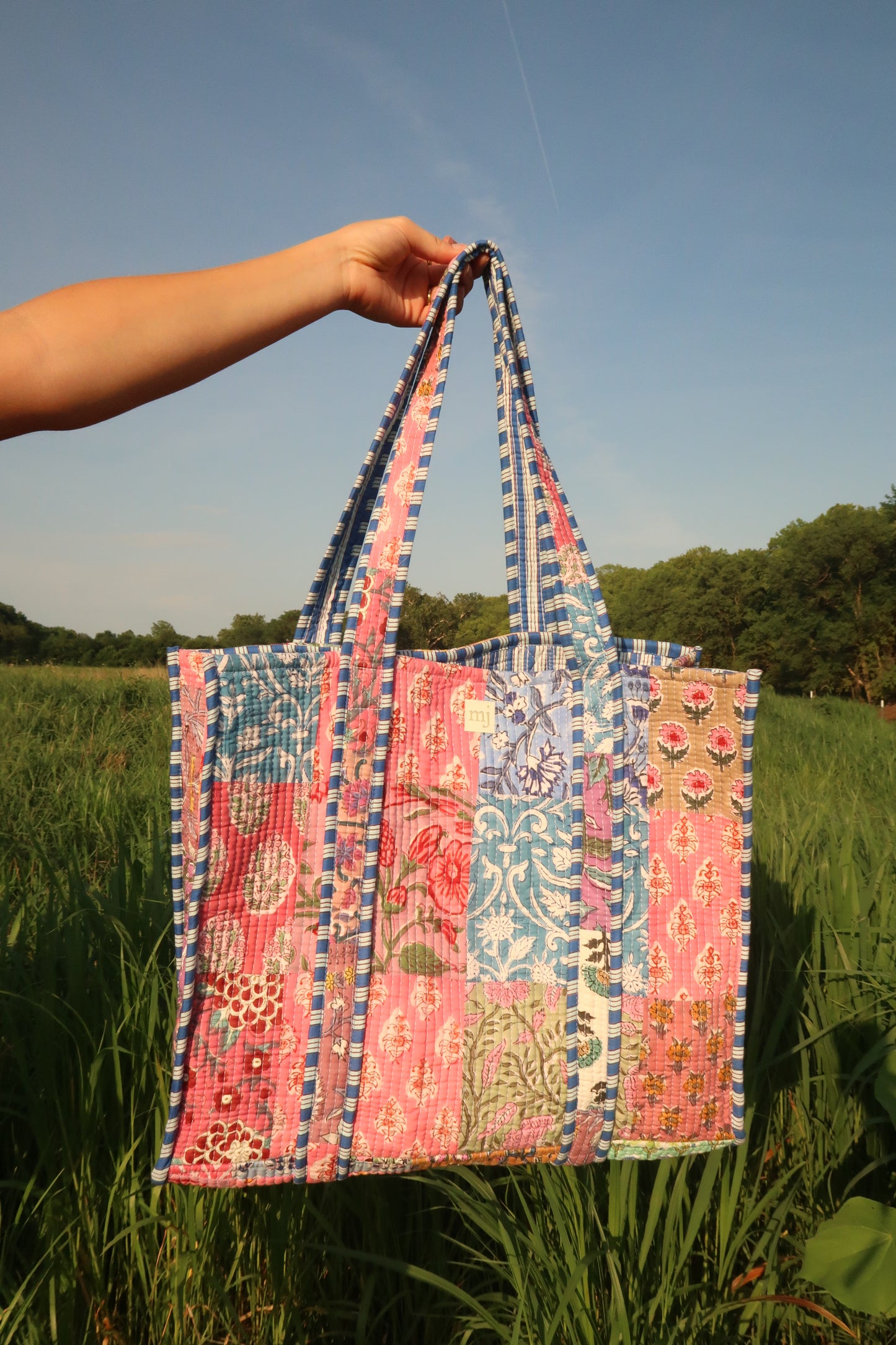 Sally Quilted Tote Bag