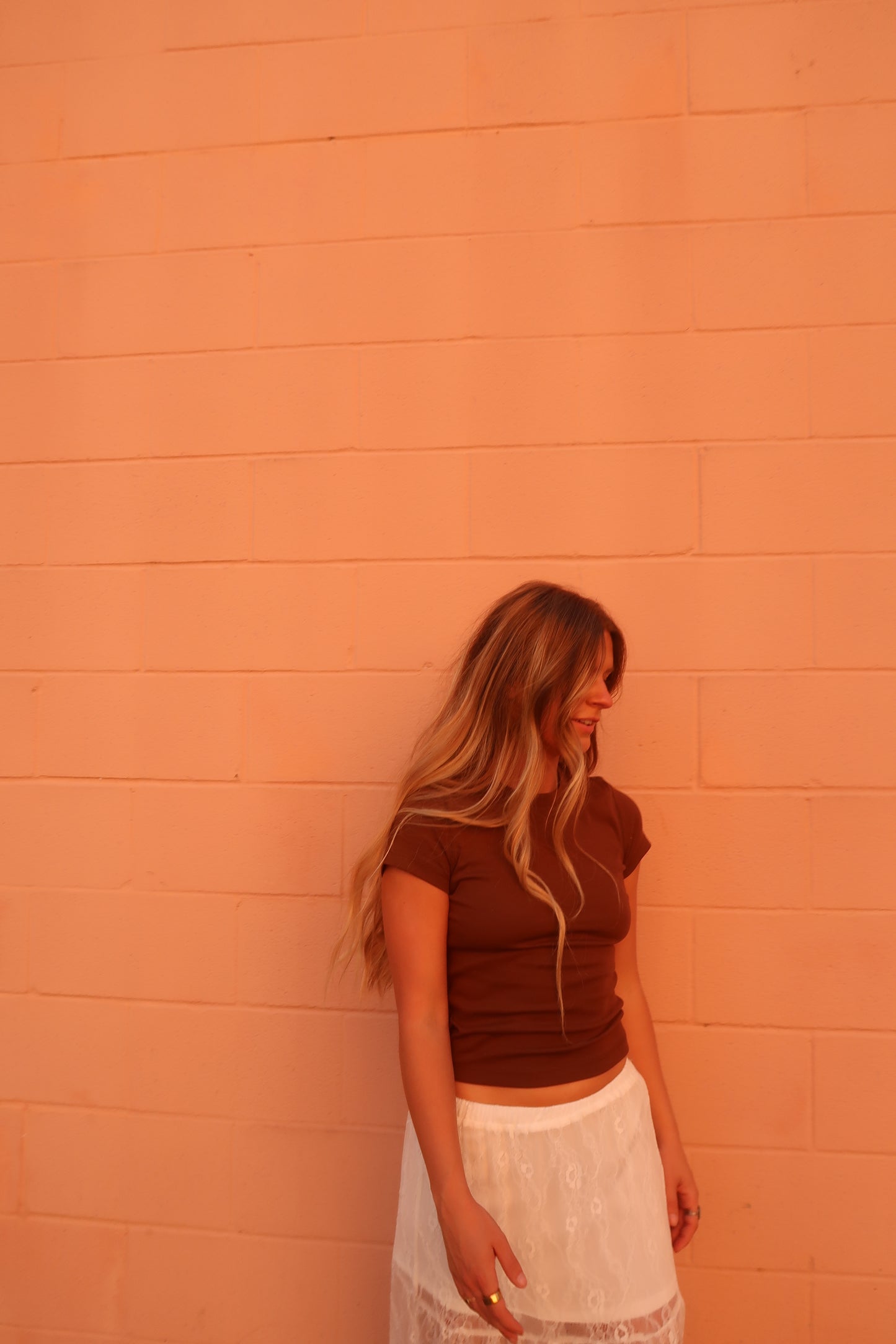 brown everyday baby tee