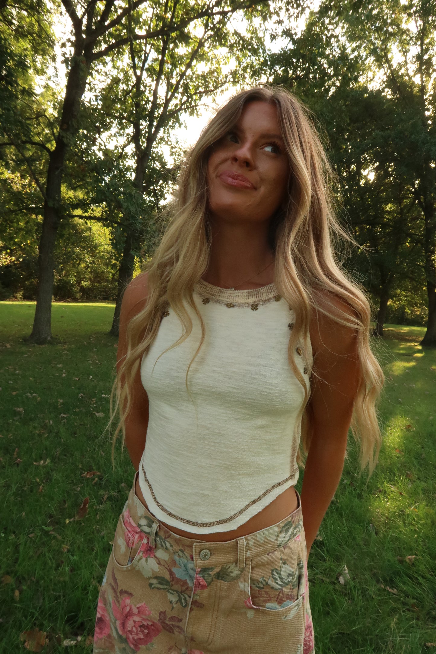 Toasted Studded Tank