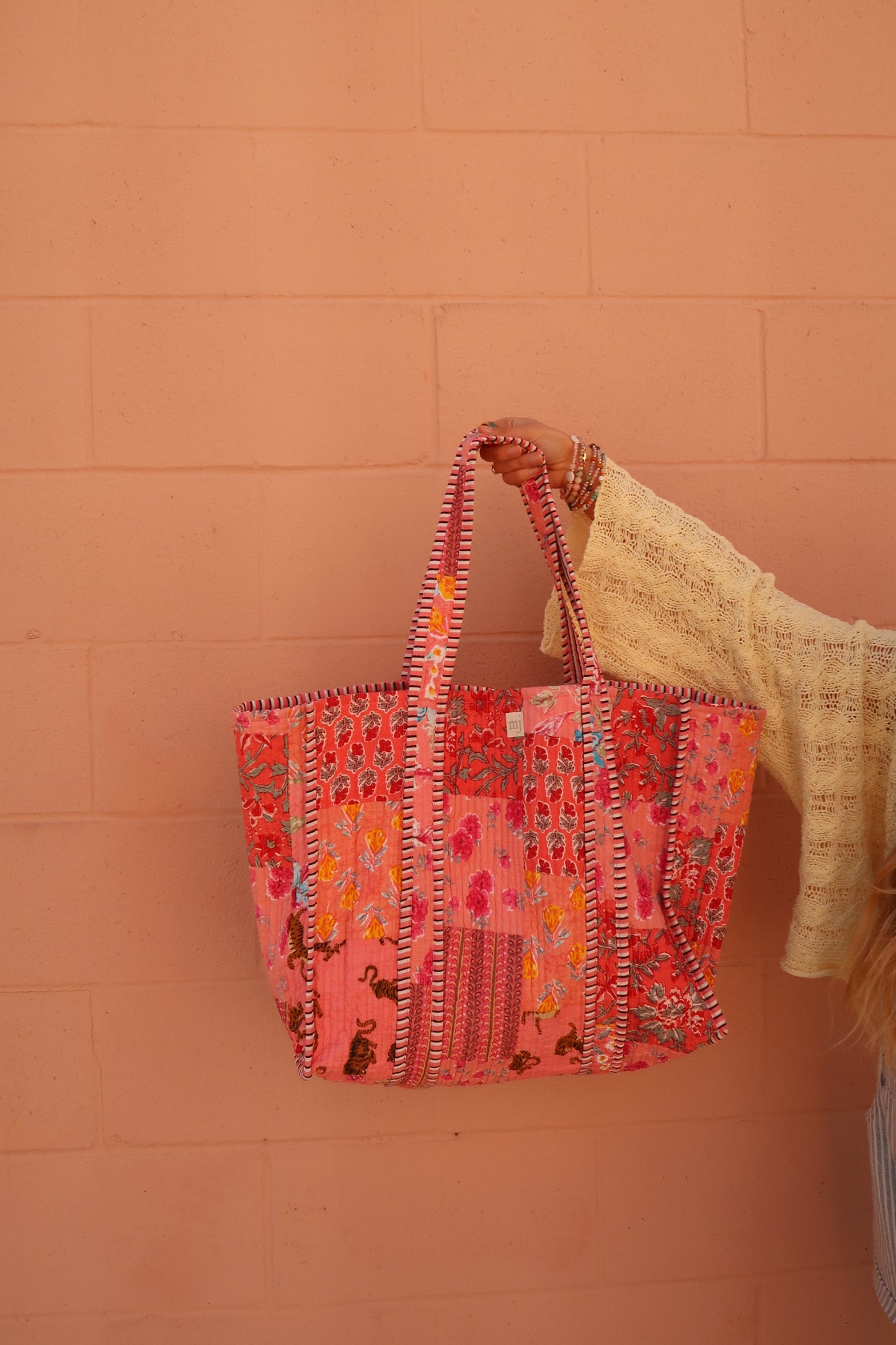Debbie Quilted Tote Bag