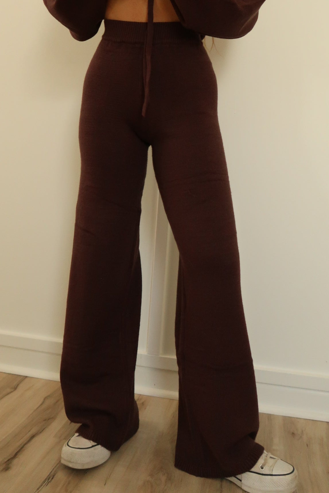 Cozy Brown Sweater Set