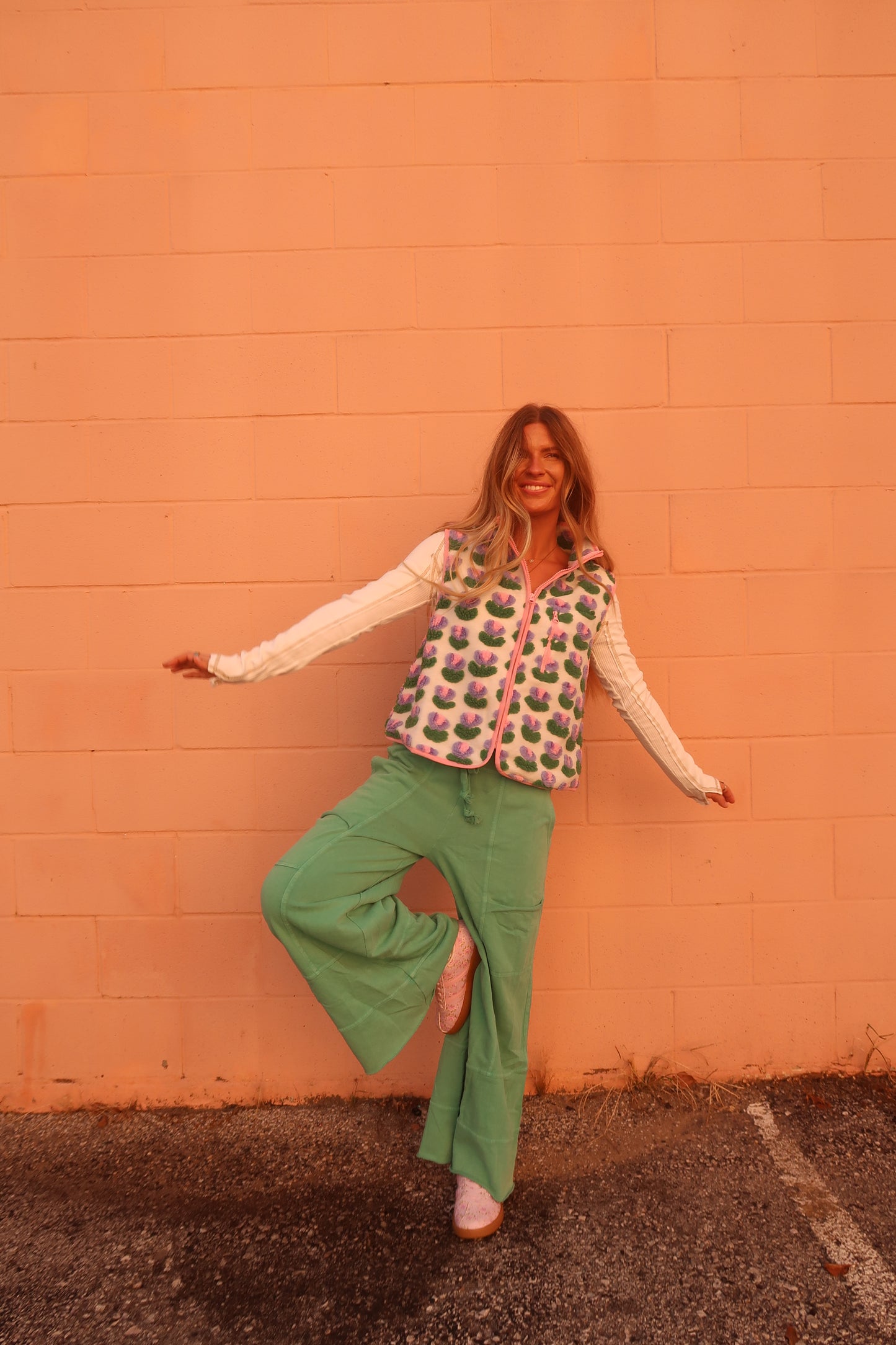 Evergreen Wide Leg Cargo Pant