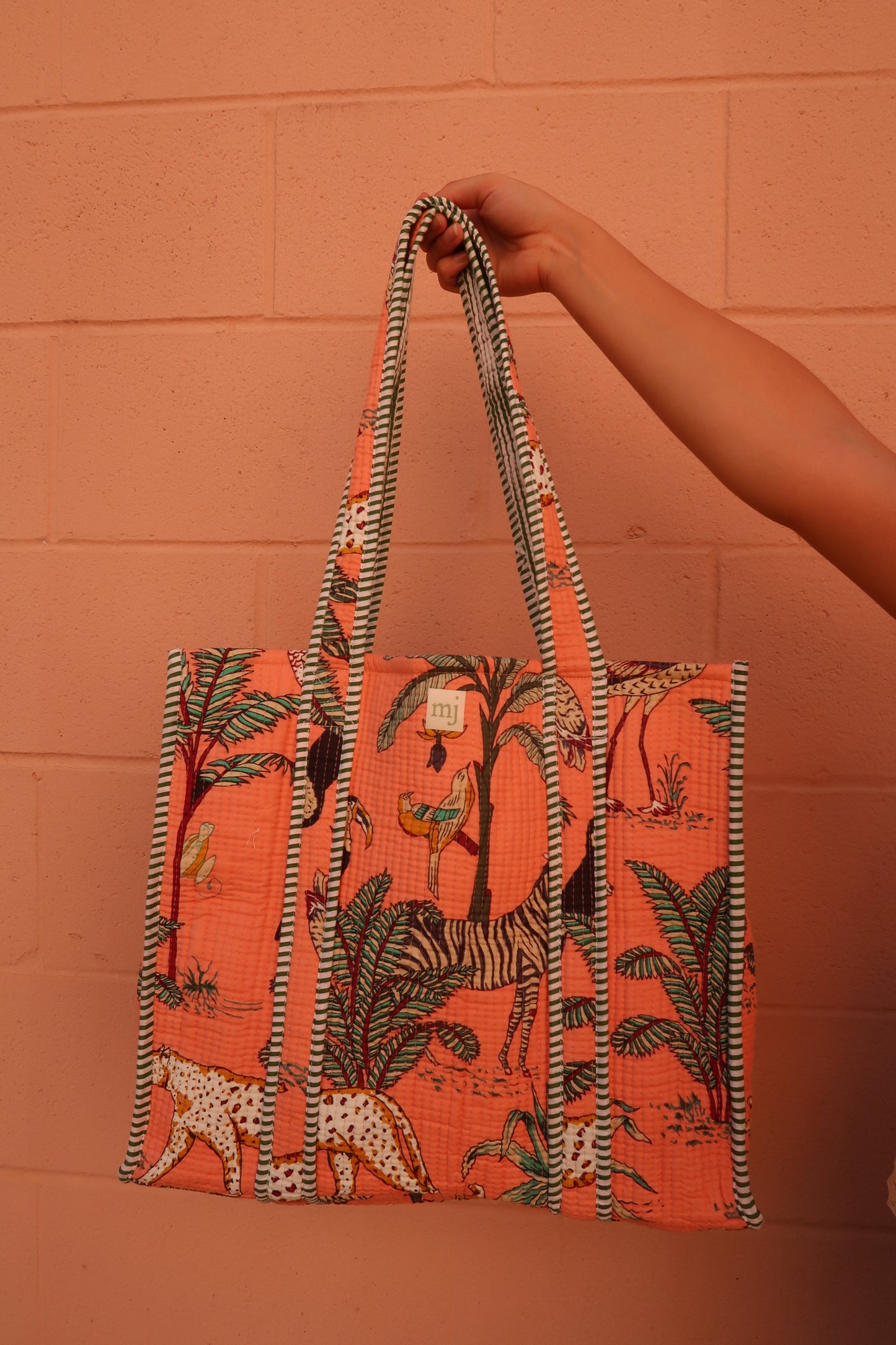 Diego Quilted Tote Bag