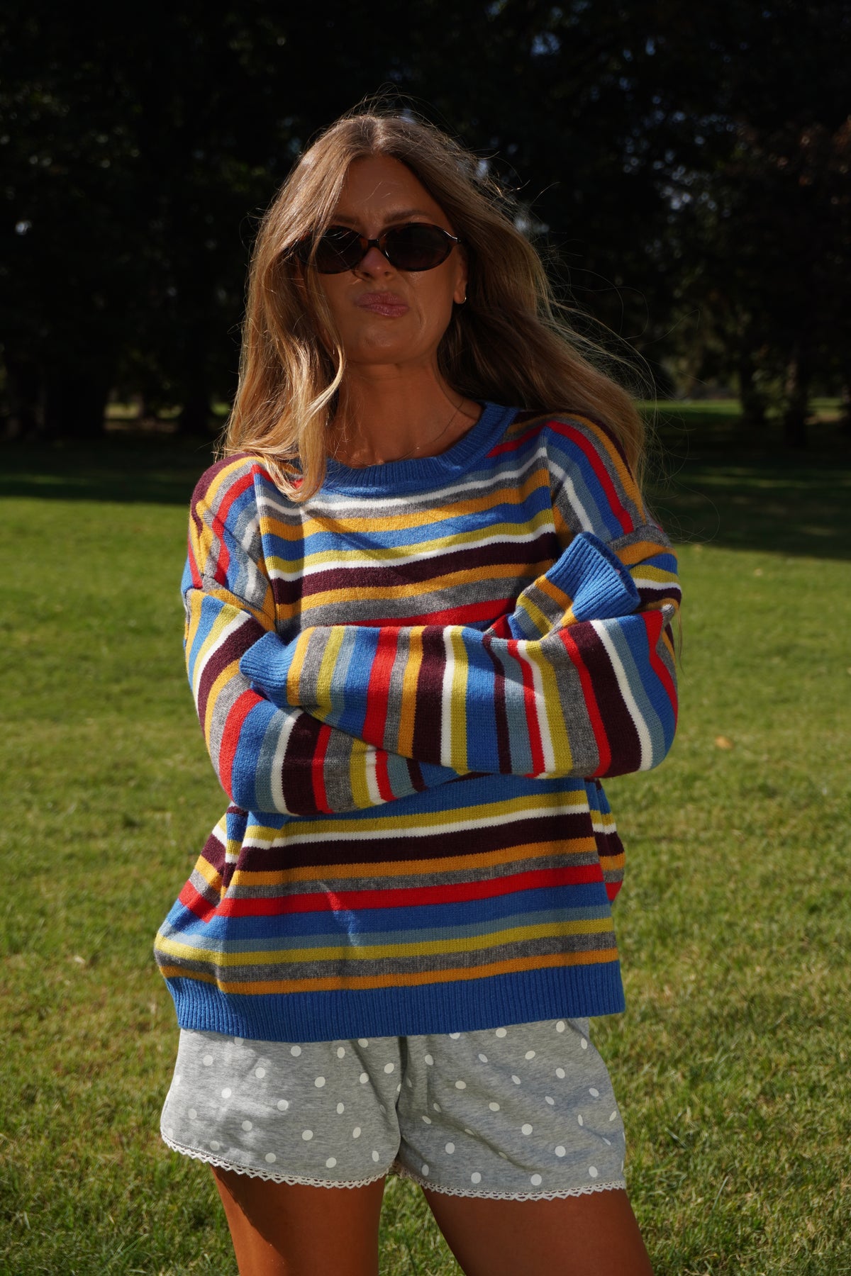 Primetime Stripe Sweater