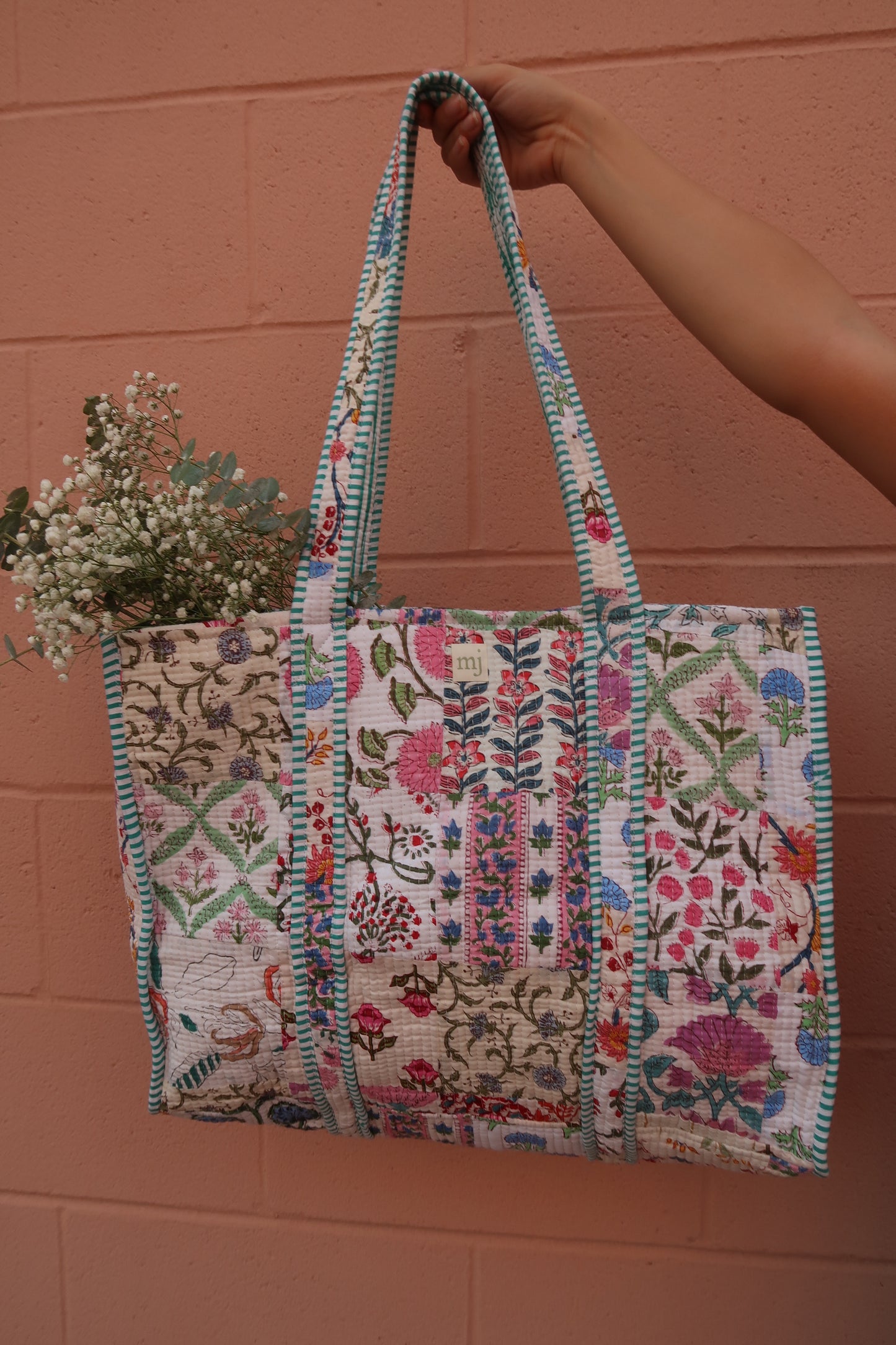 Lenny Quilted Tote Bag
