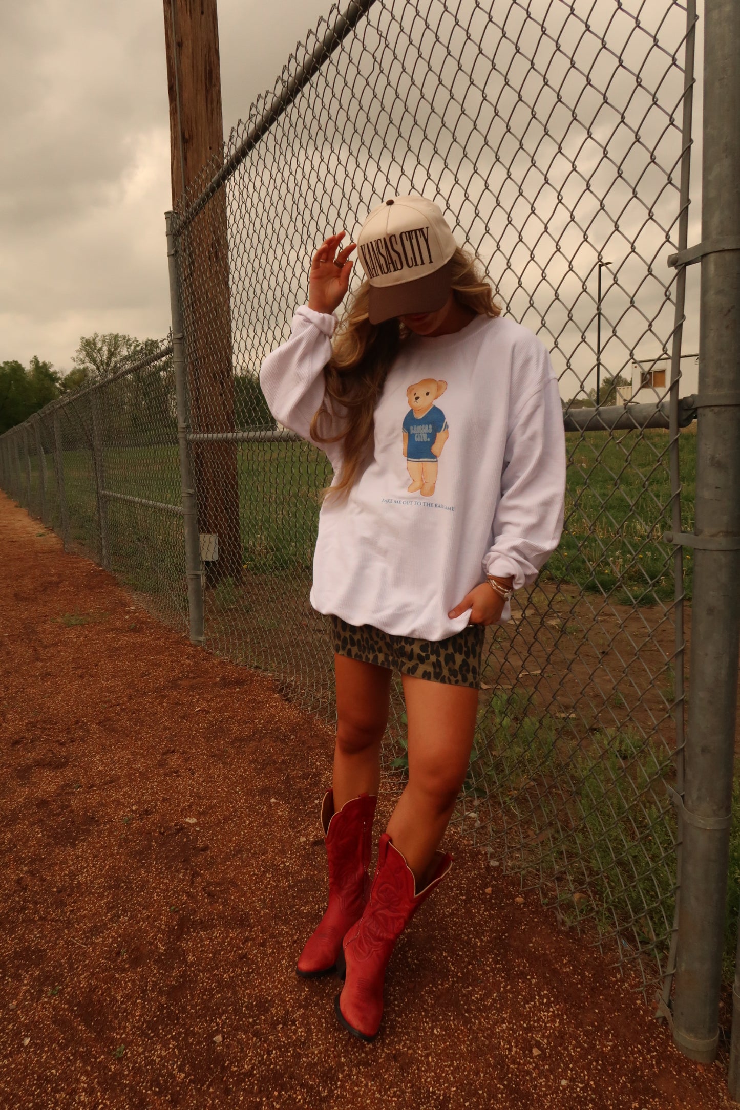 Blue Beary KC Corded Crew
