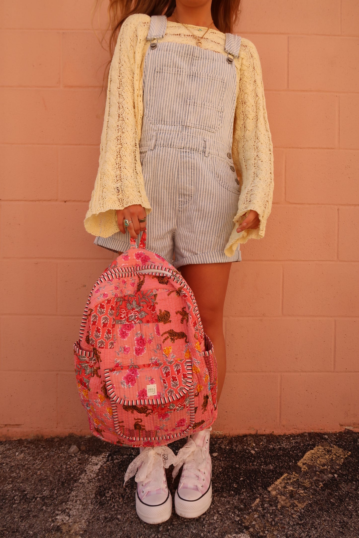 Debbie Quilted Backback
