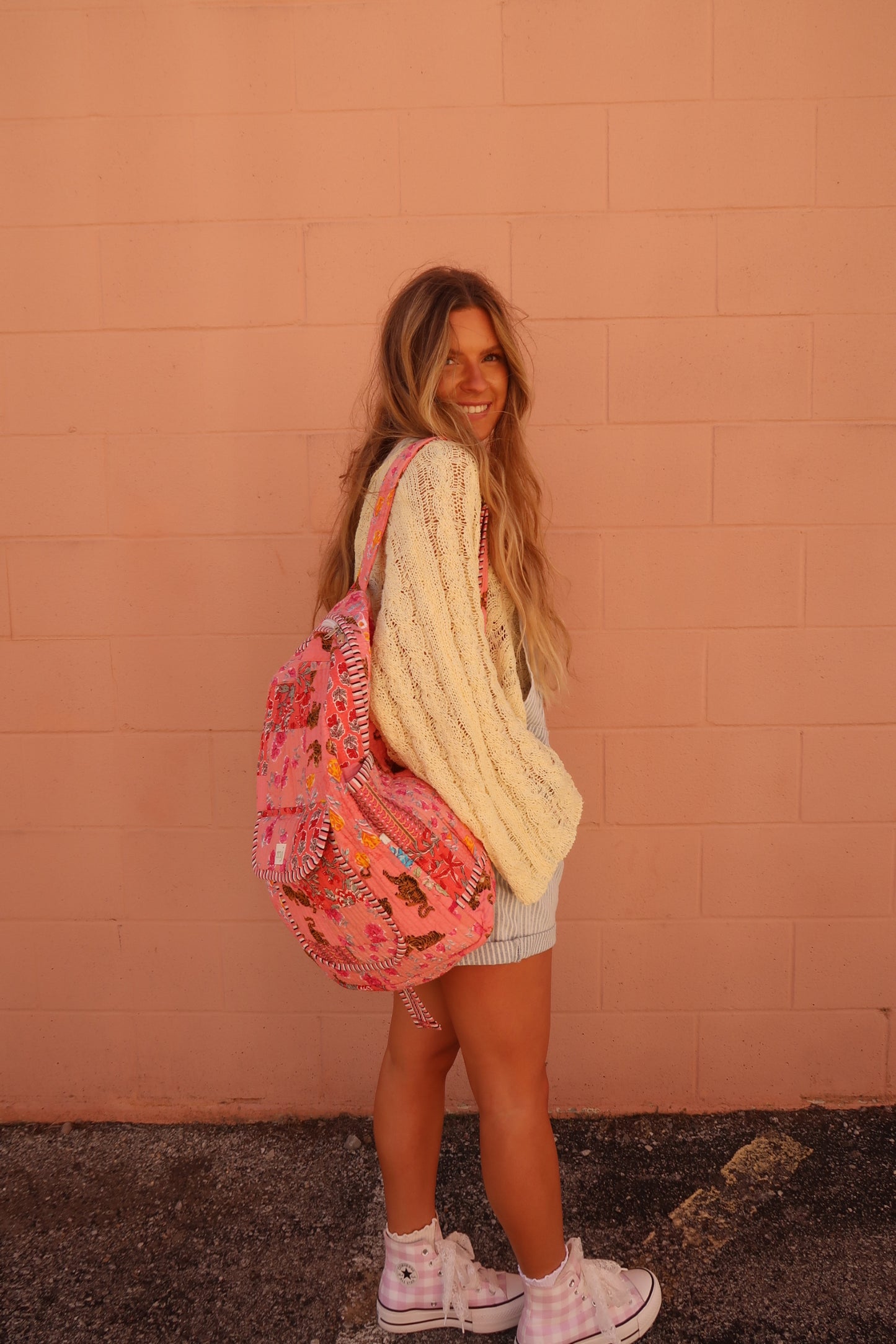 Debbie Quilted Backback