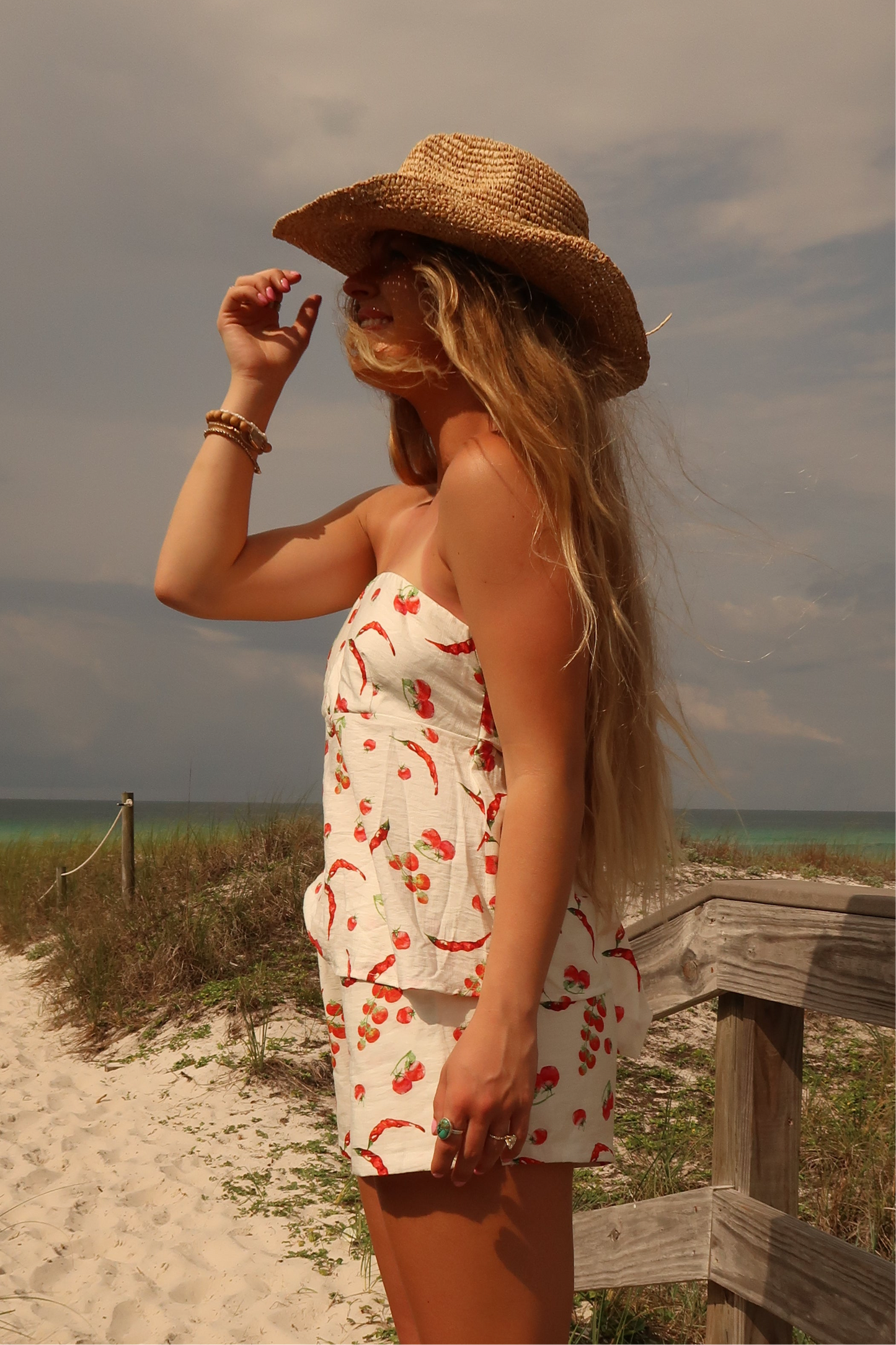 Spicy Summer Strapless Set
