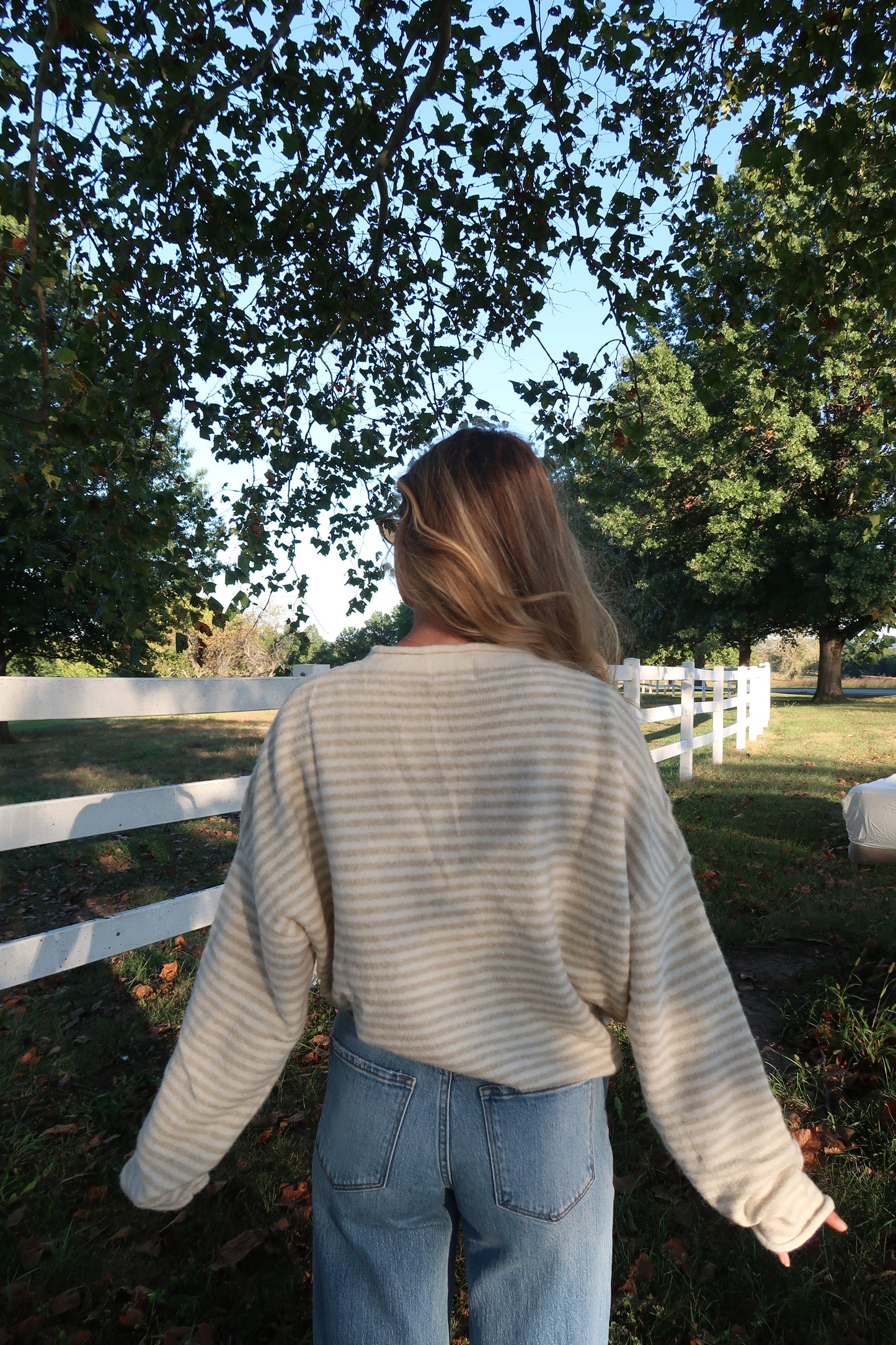 Bindi Stripe Everyday cardi