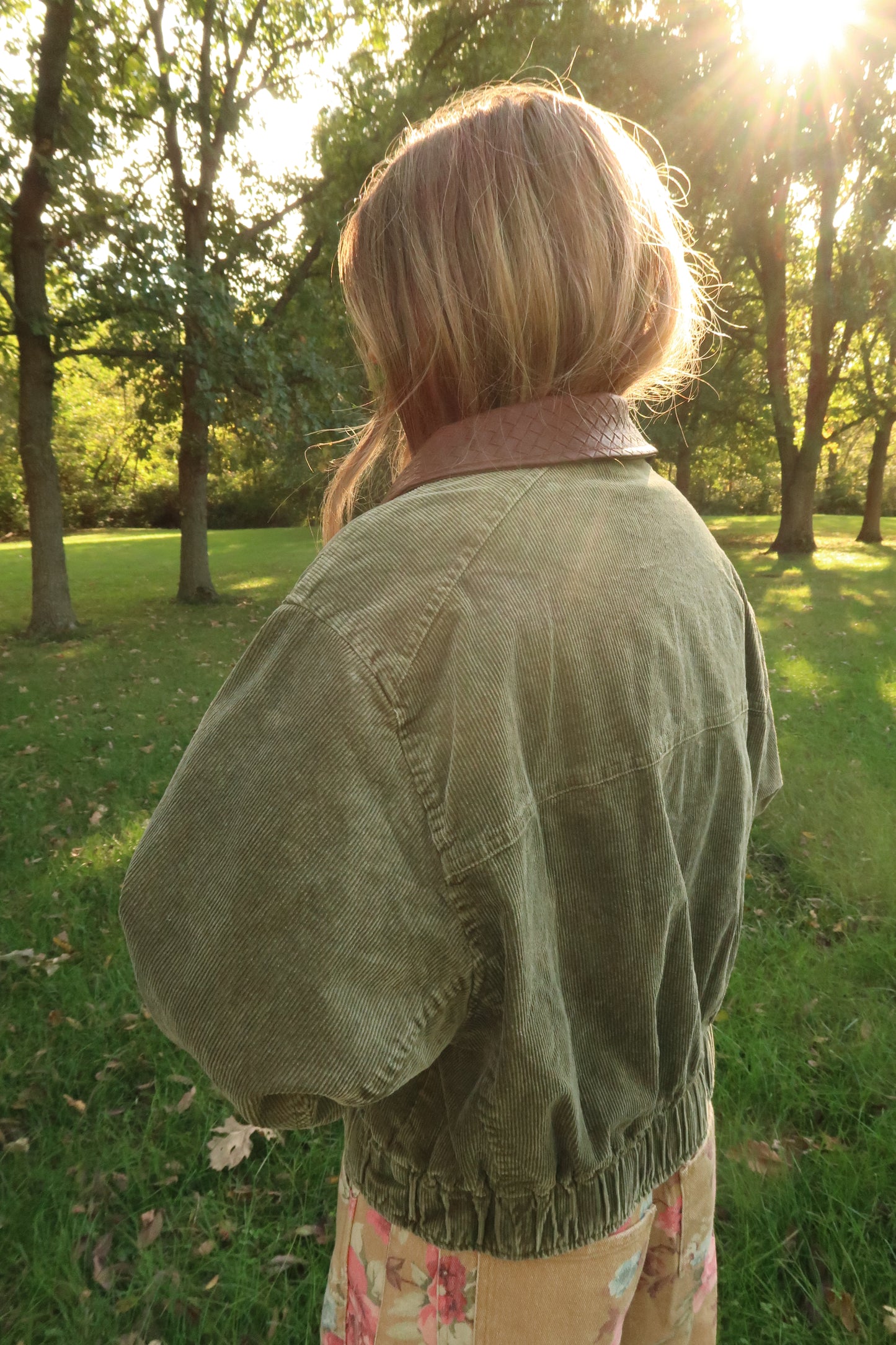 Willow Corduroy Bomber Jacket