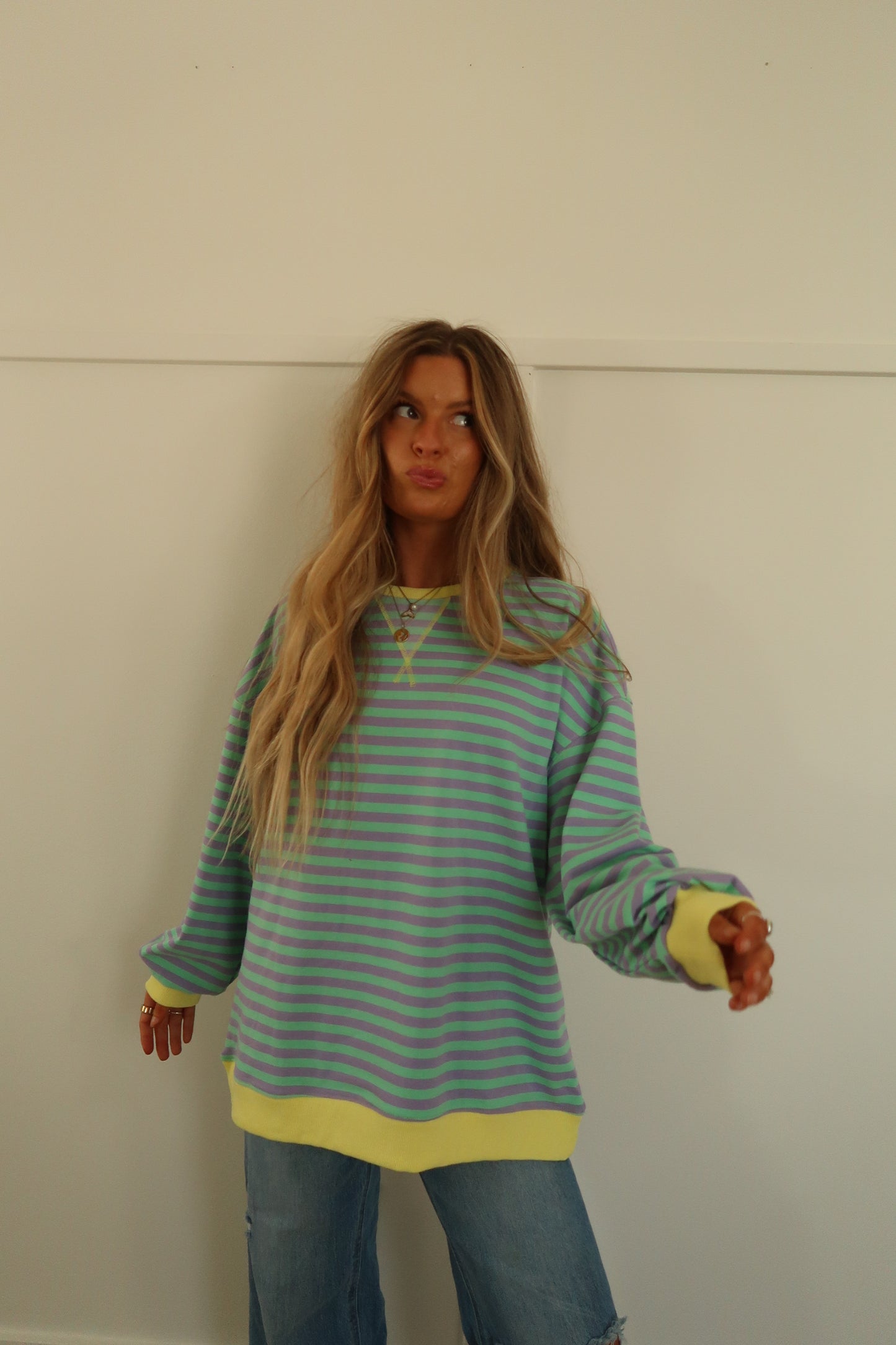 Pop of Color Crewneck