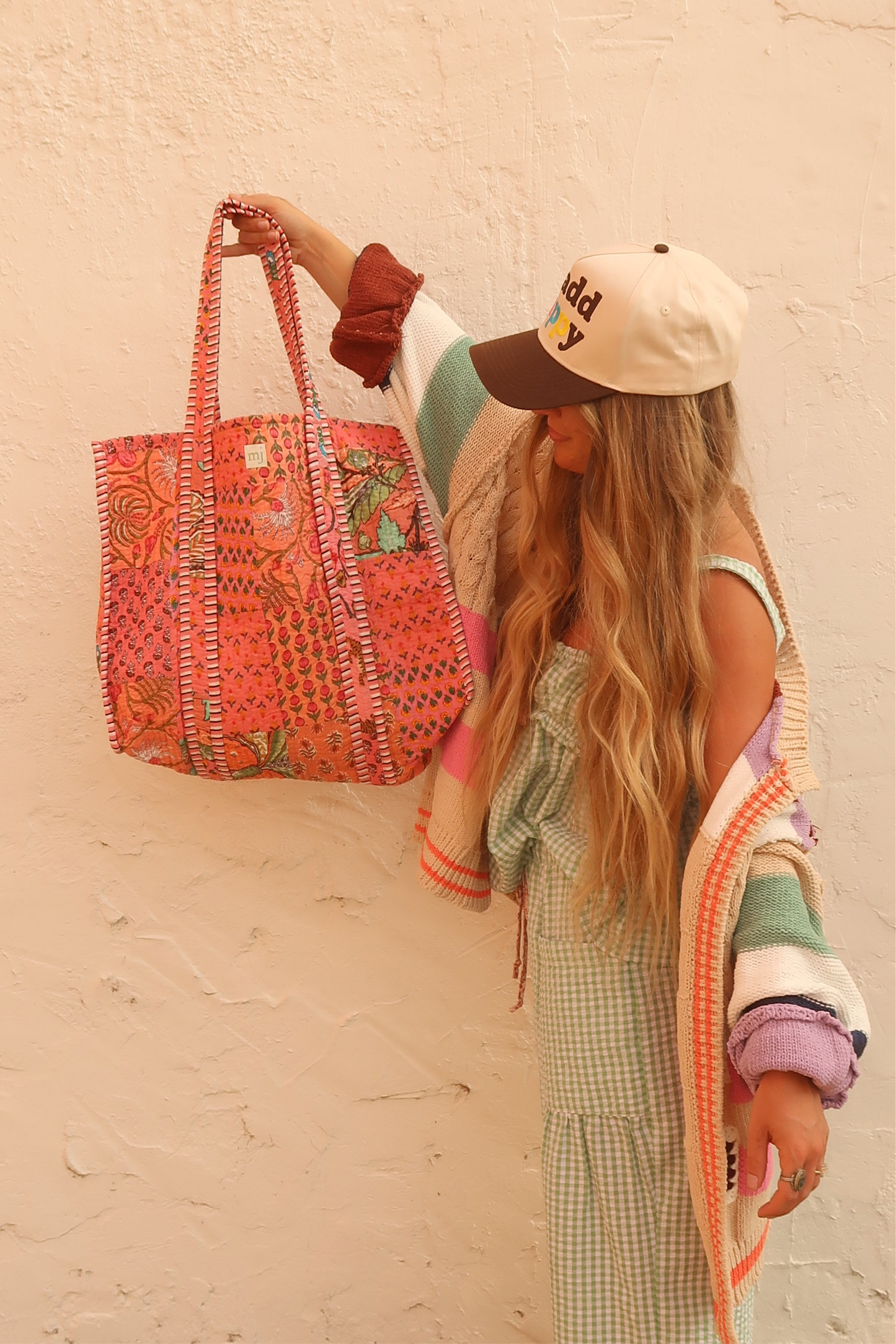 Debbie Quilted Tote Bag