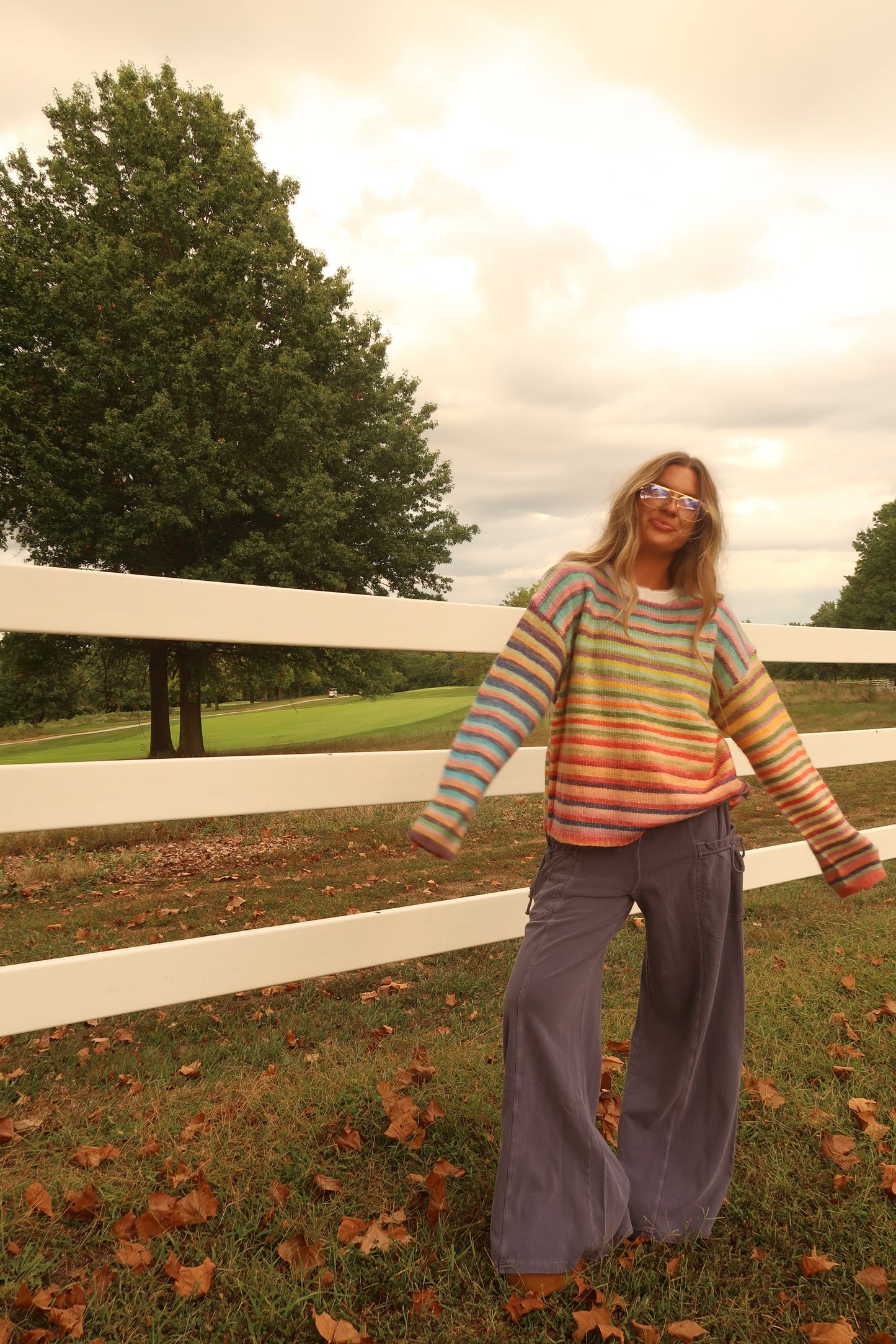 Crisp Air Stripe Sweater