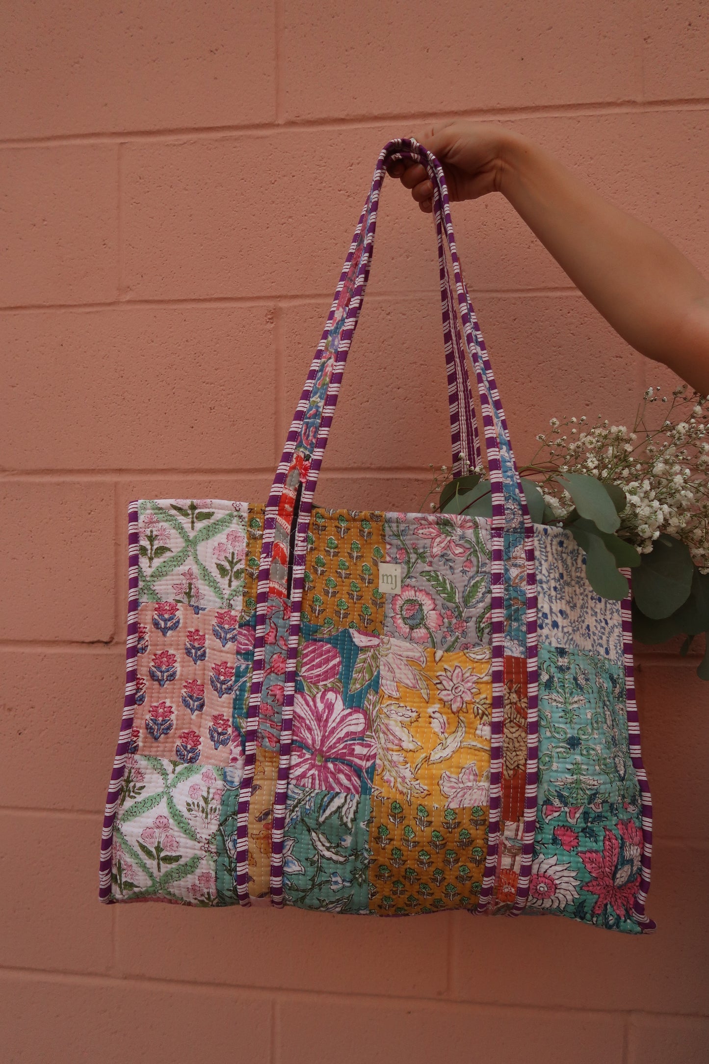Sally Quilted Tote Bag