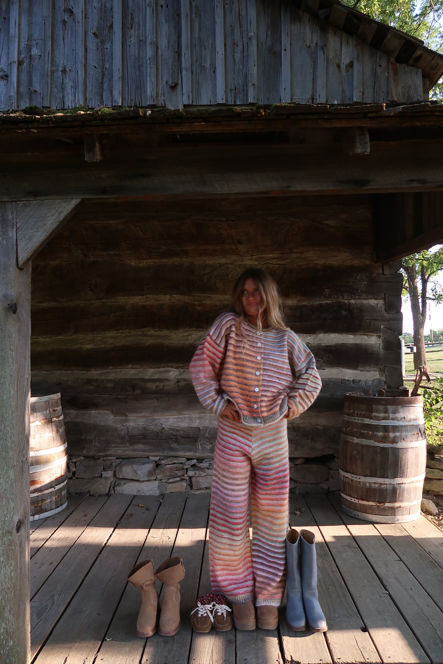 Autumn Air Stripe Pants