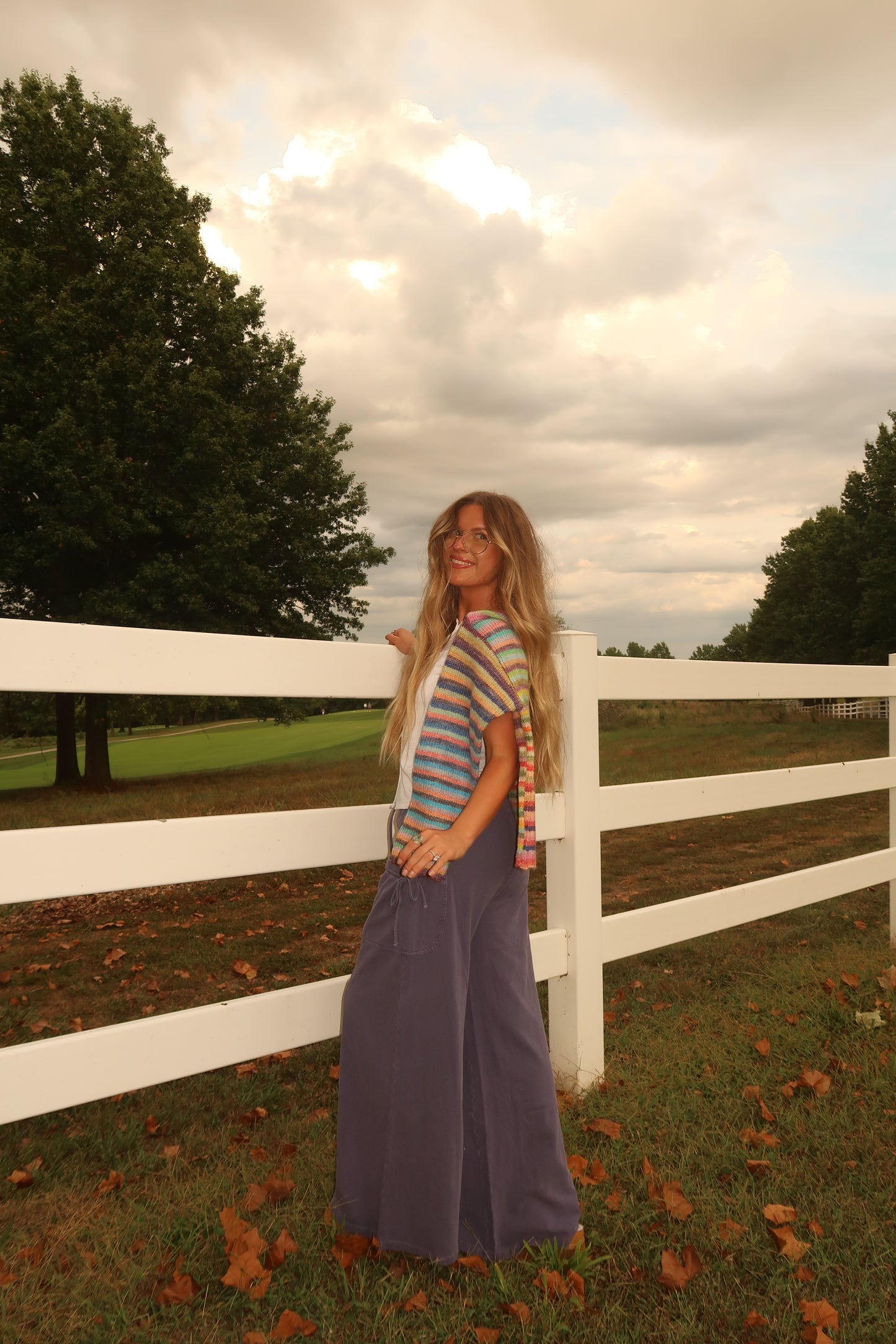 Crisp Air Stripe Sweater