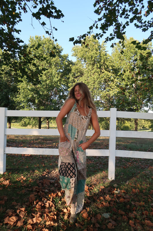 Clover Patchwork Jumpsuit