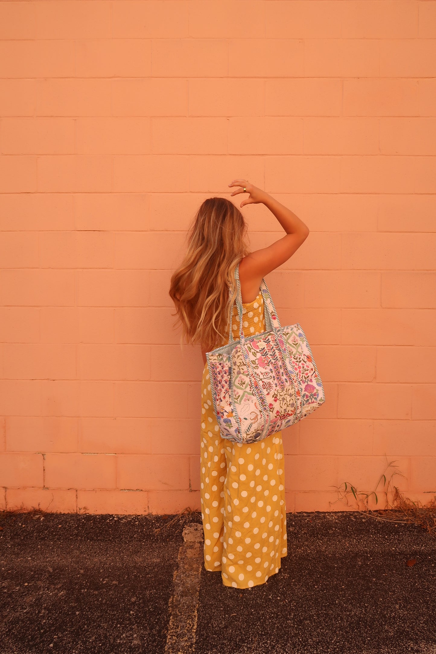 Lenny Quilted Tote Bag