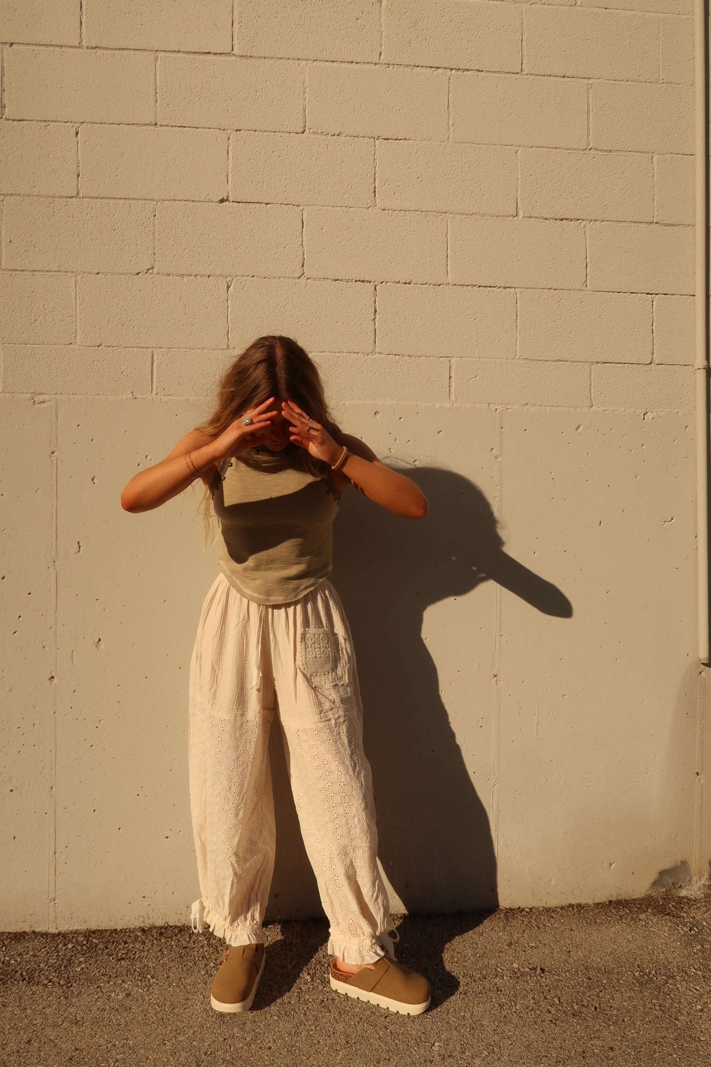 Sweetie Eylet Jogger