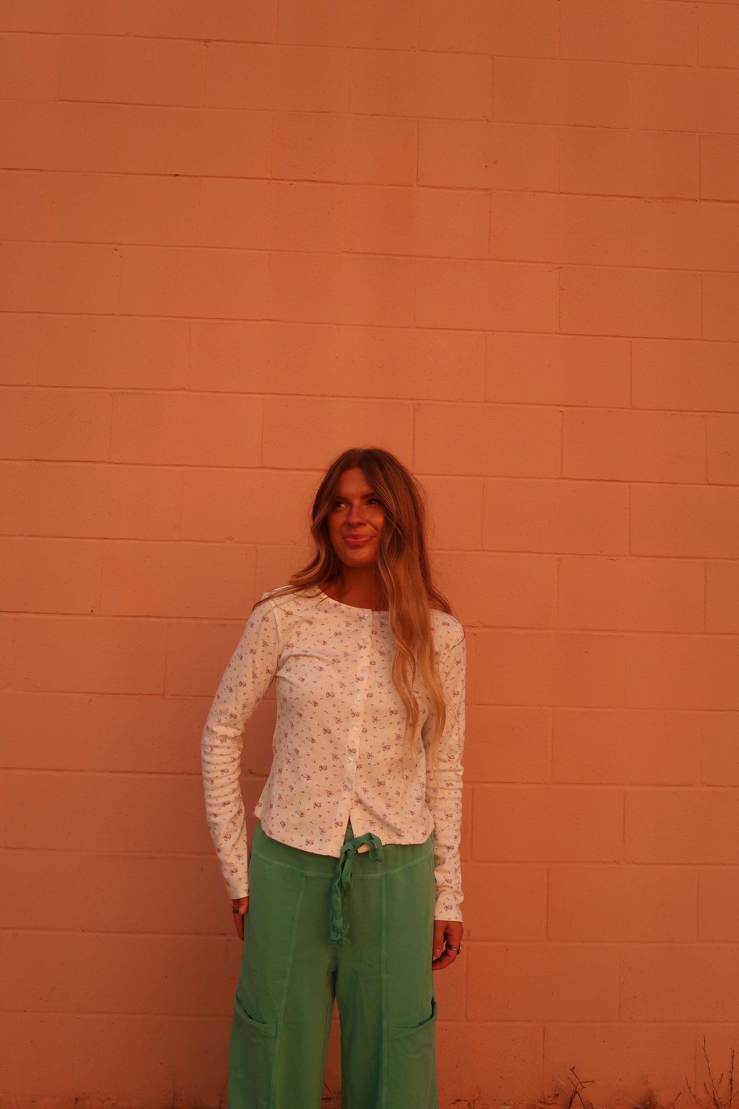 Cottage Cardi Top