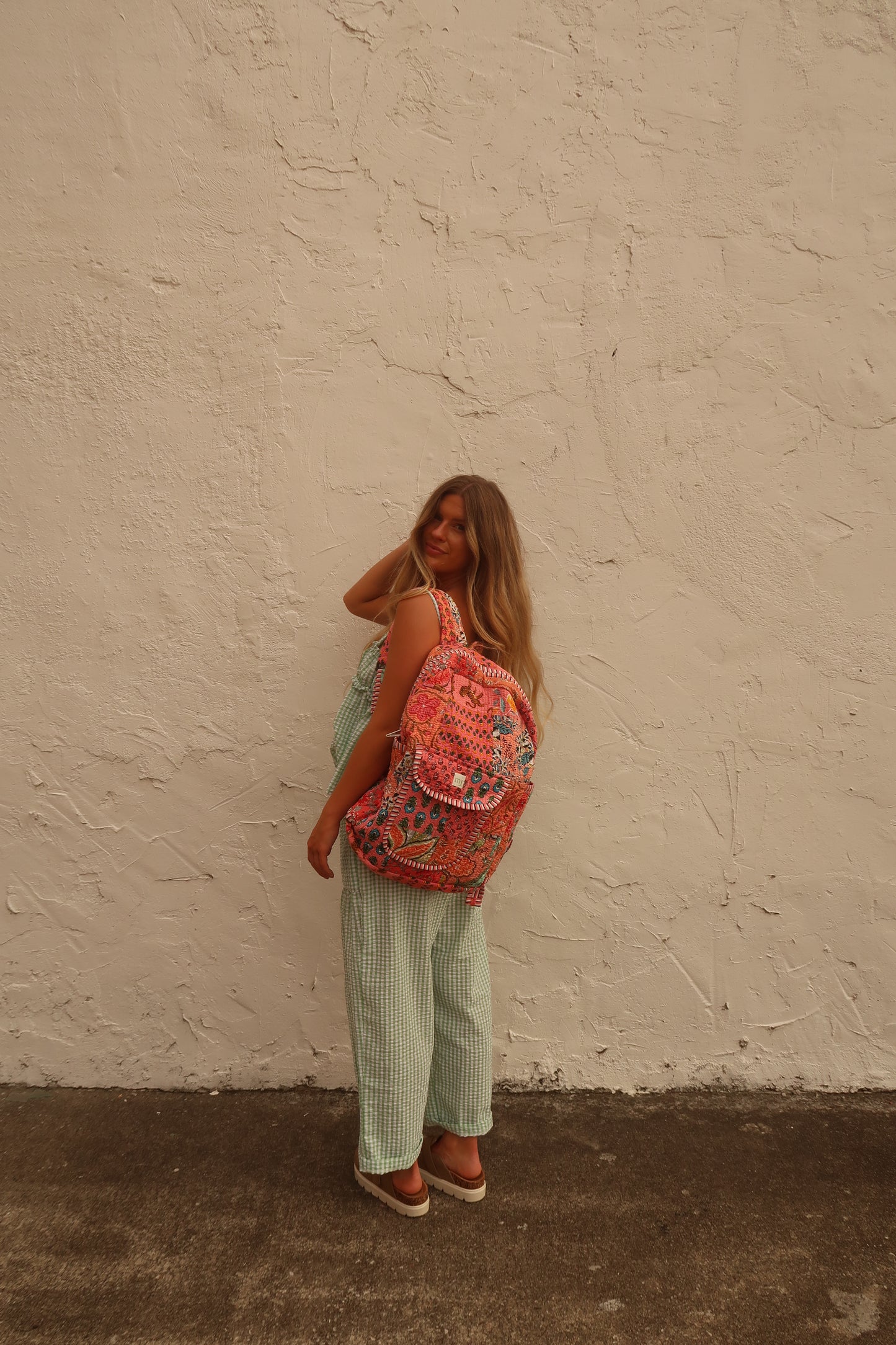 Debbie Quilted Backback