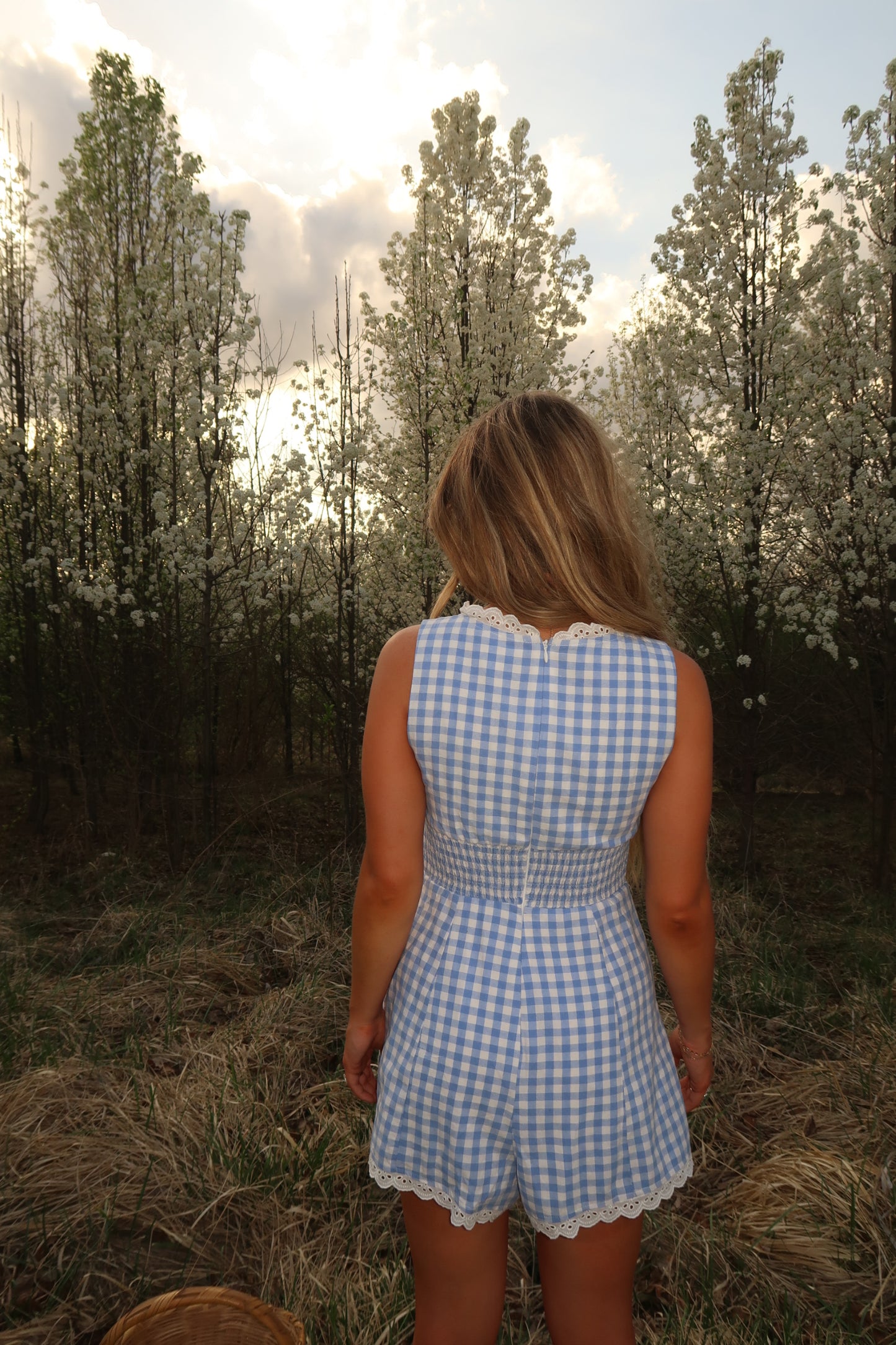 Dorthy Gingham Romper