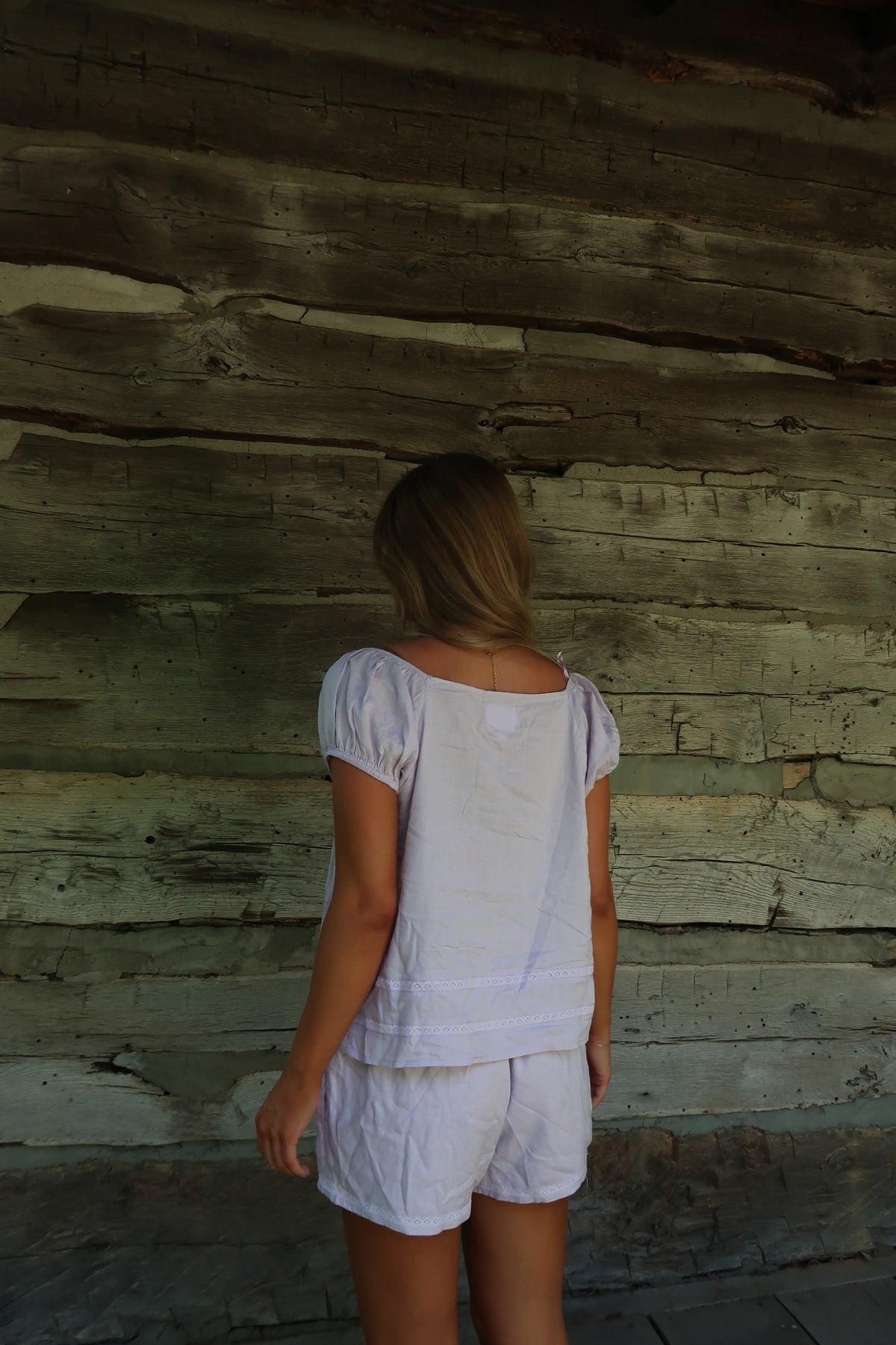 Lavender Haze Babydoll Top