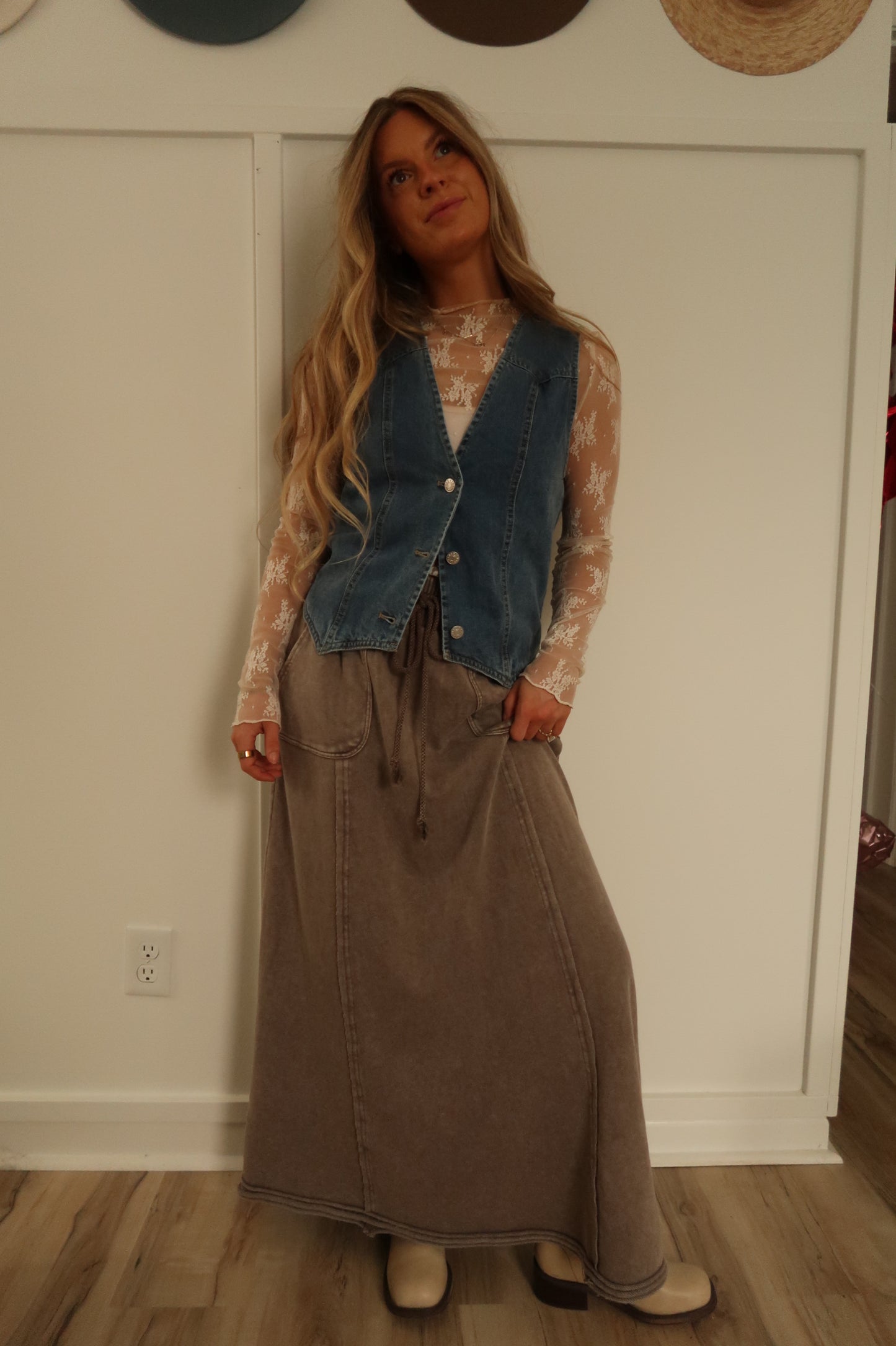 Westie Denim Vest
