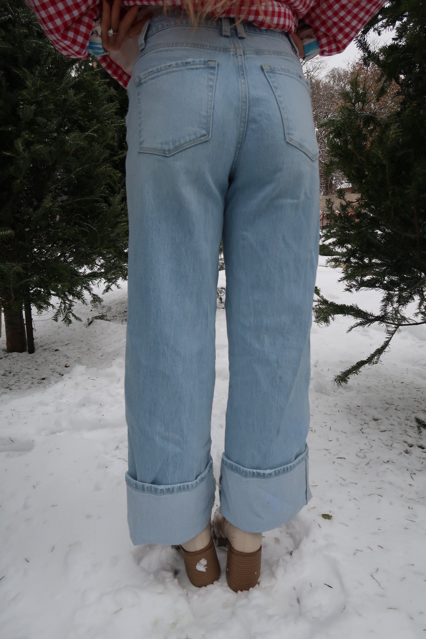 Bonny High Rise Cuff Denim