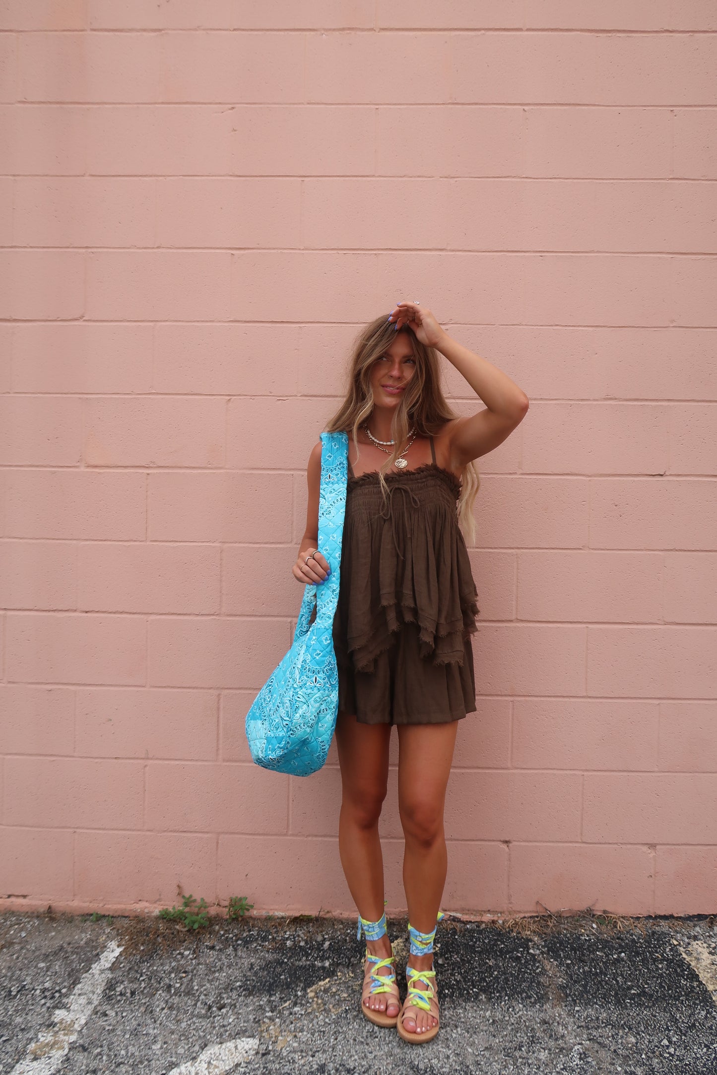 Tide Quilted Hobo Bag