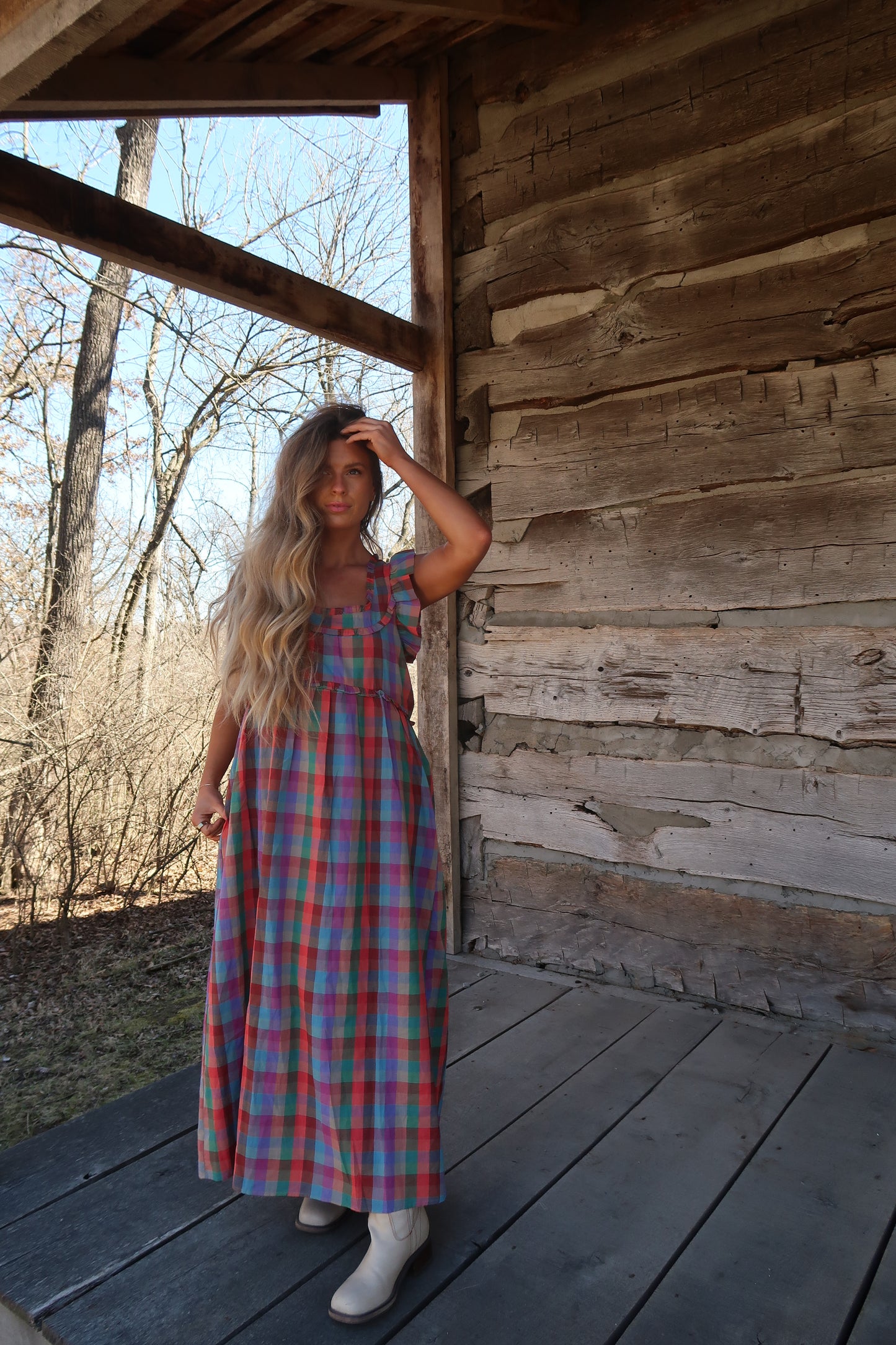 Candyland Ruffle Maxi Dress