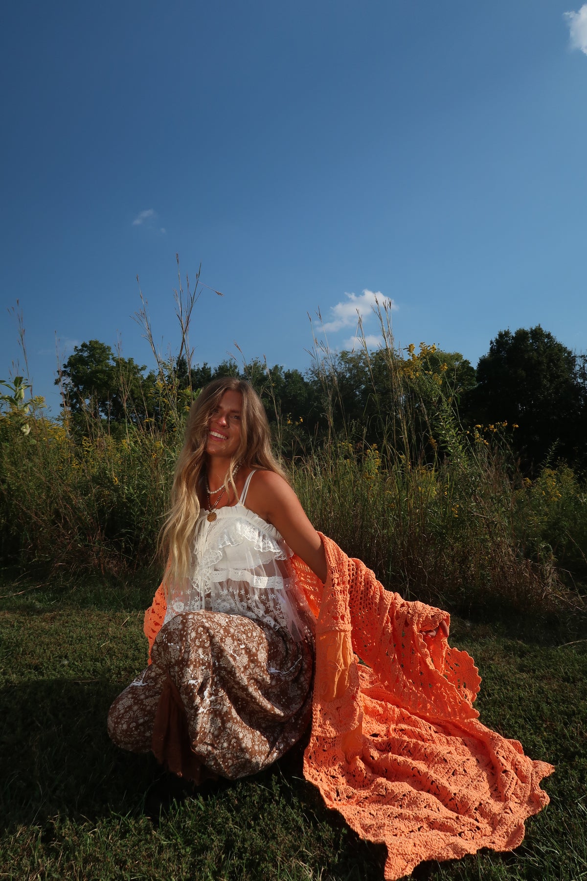Sunset Crochet Duster