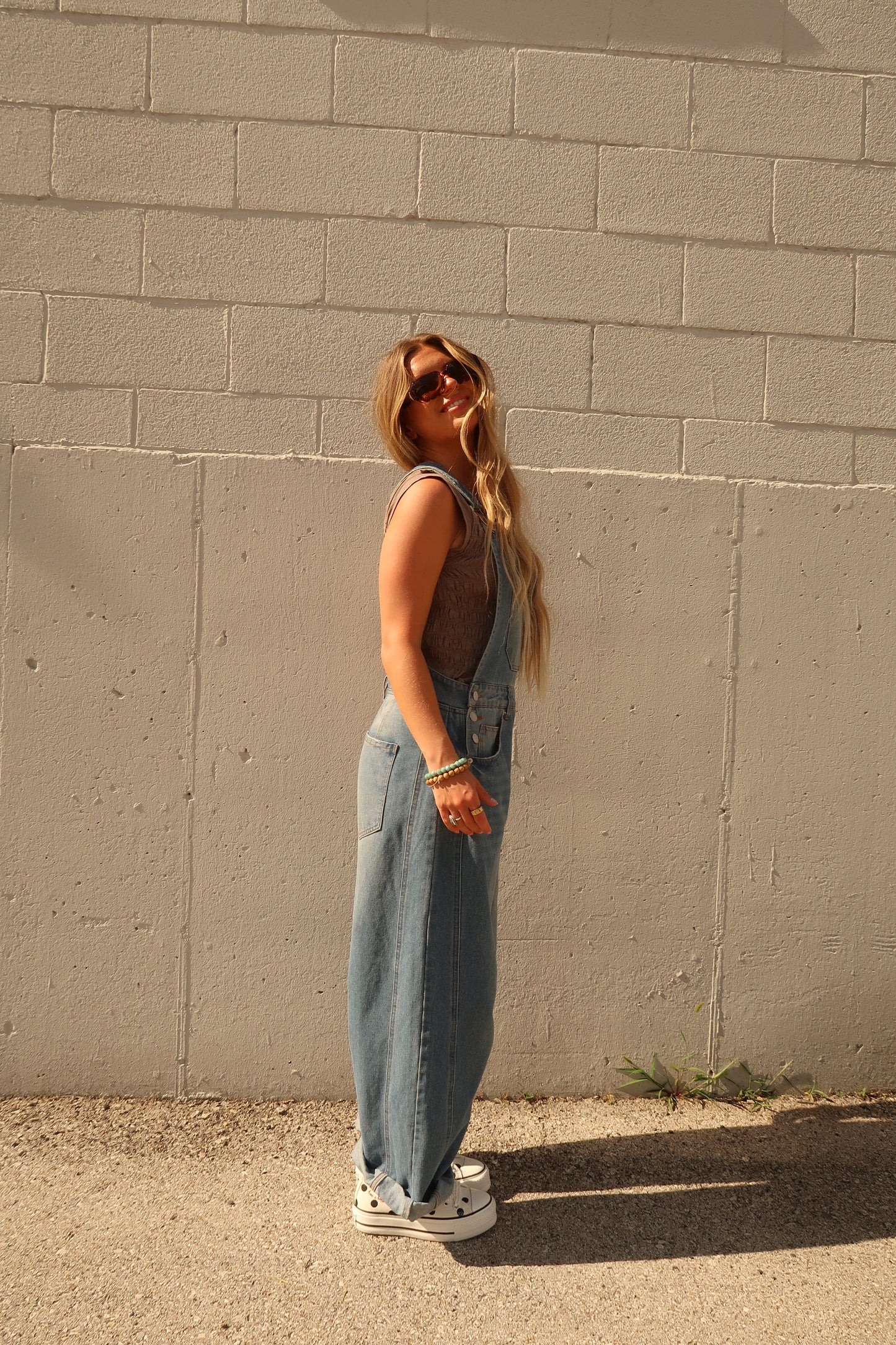 Benny Barrel Leg Overalls
