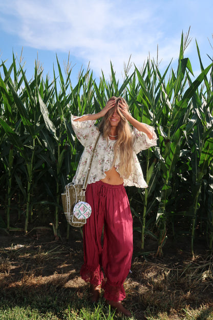 Apple Pie Floral Top