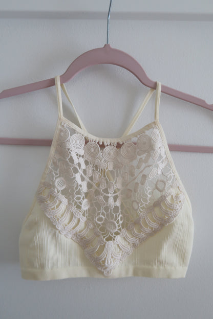 Ivory Boho Bralette